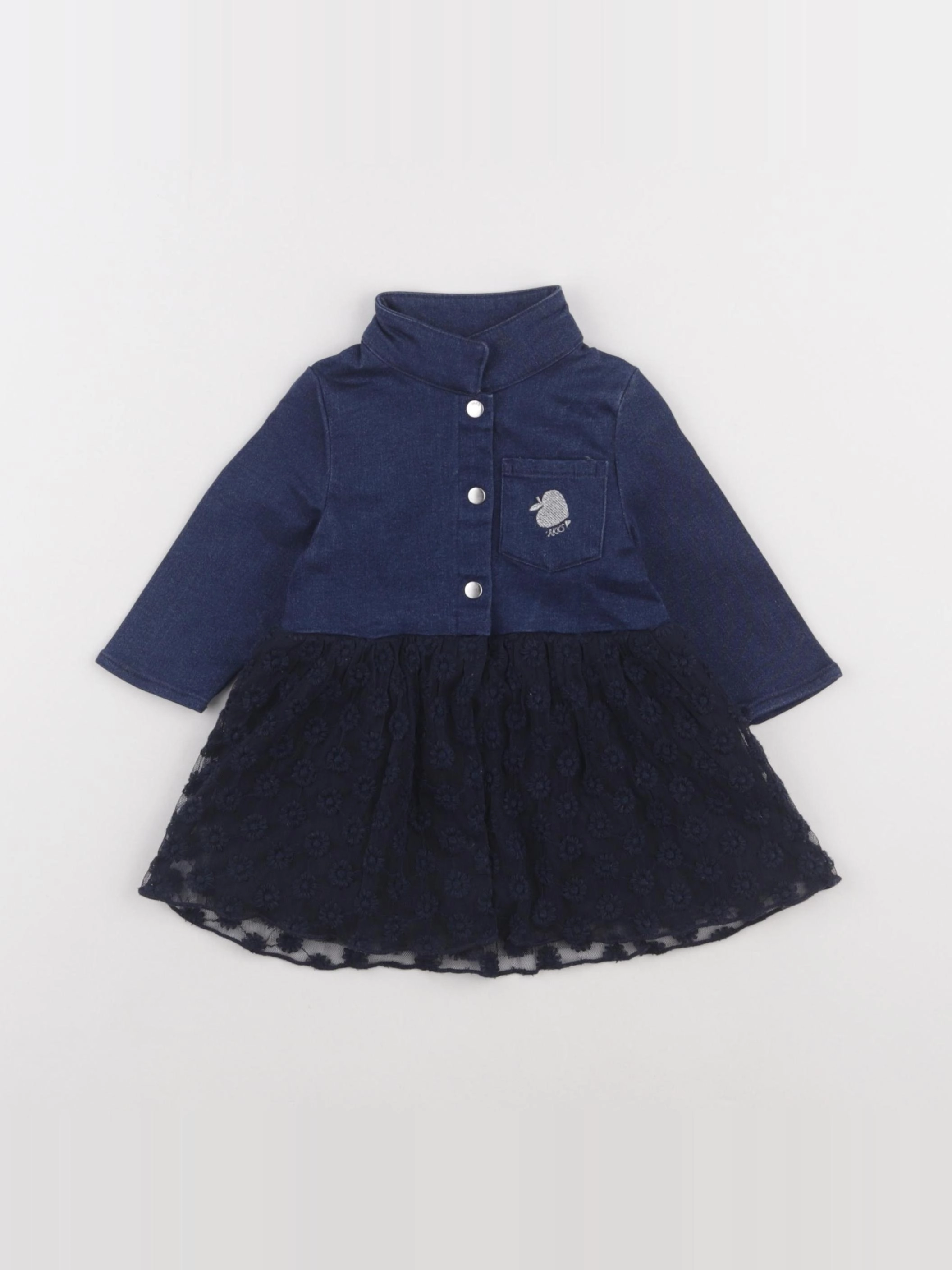 IKKS - robe bleu - 3 mois