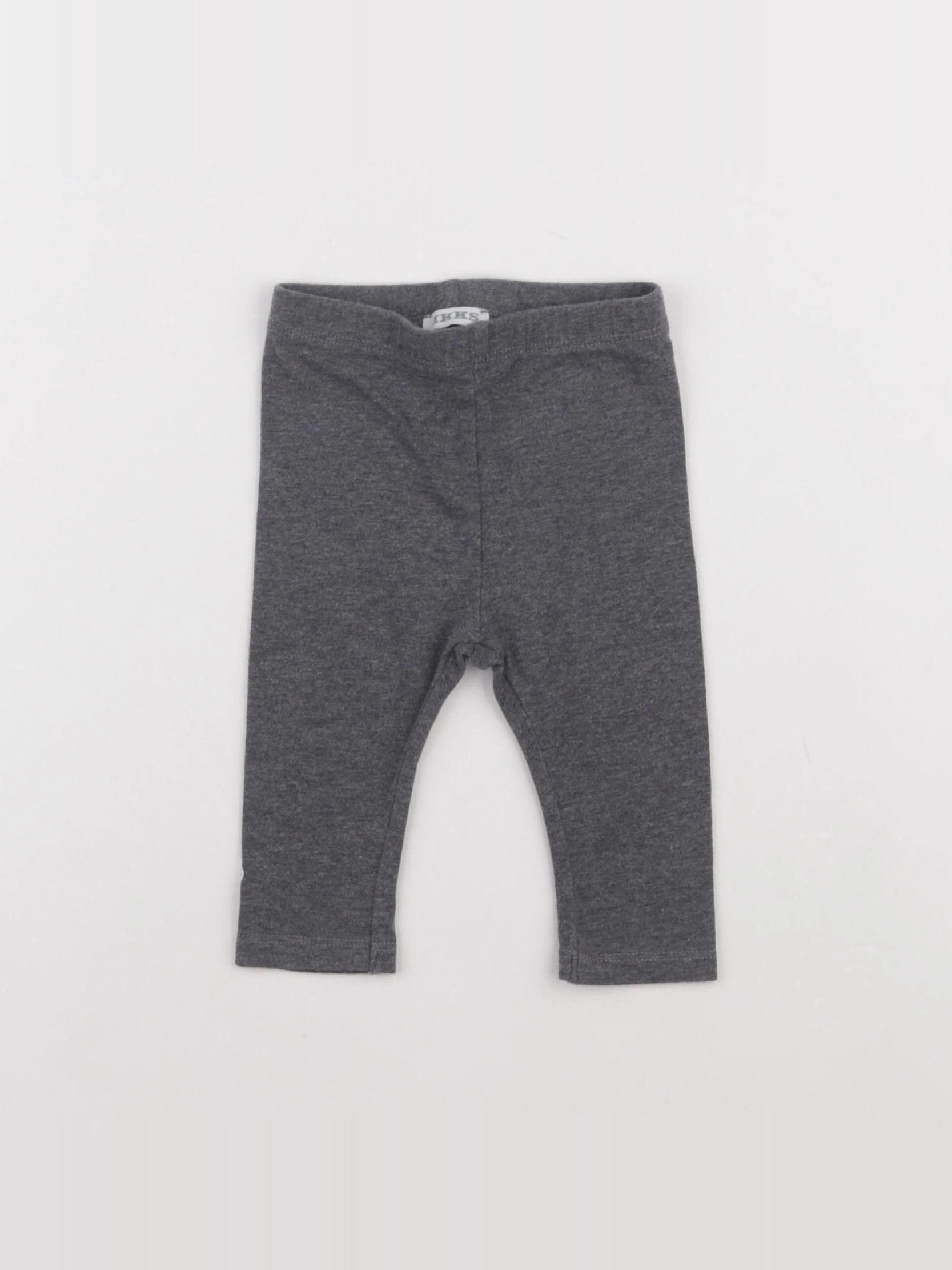 IKKS - legging gris - 3 mois