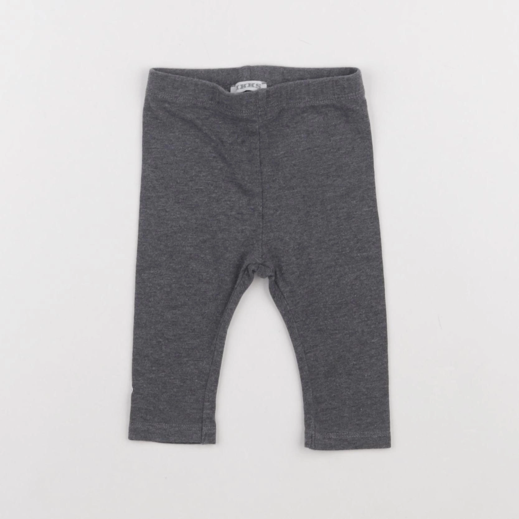 IKKS - legging gris - 3 mois