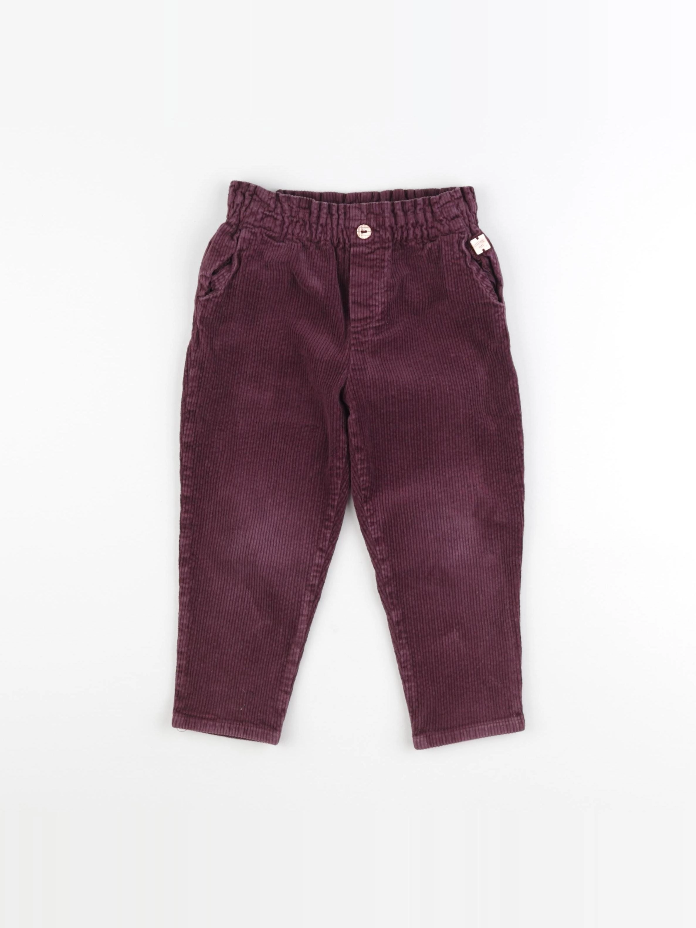 Carrément Beau - pantalon violet - 3 ans