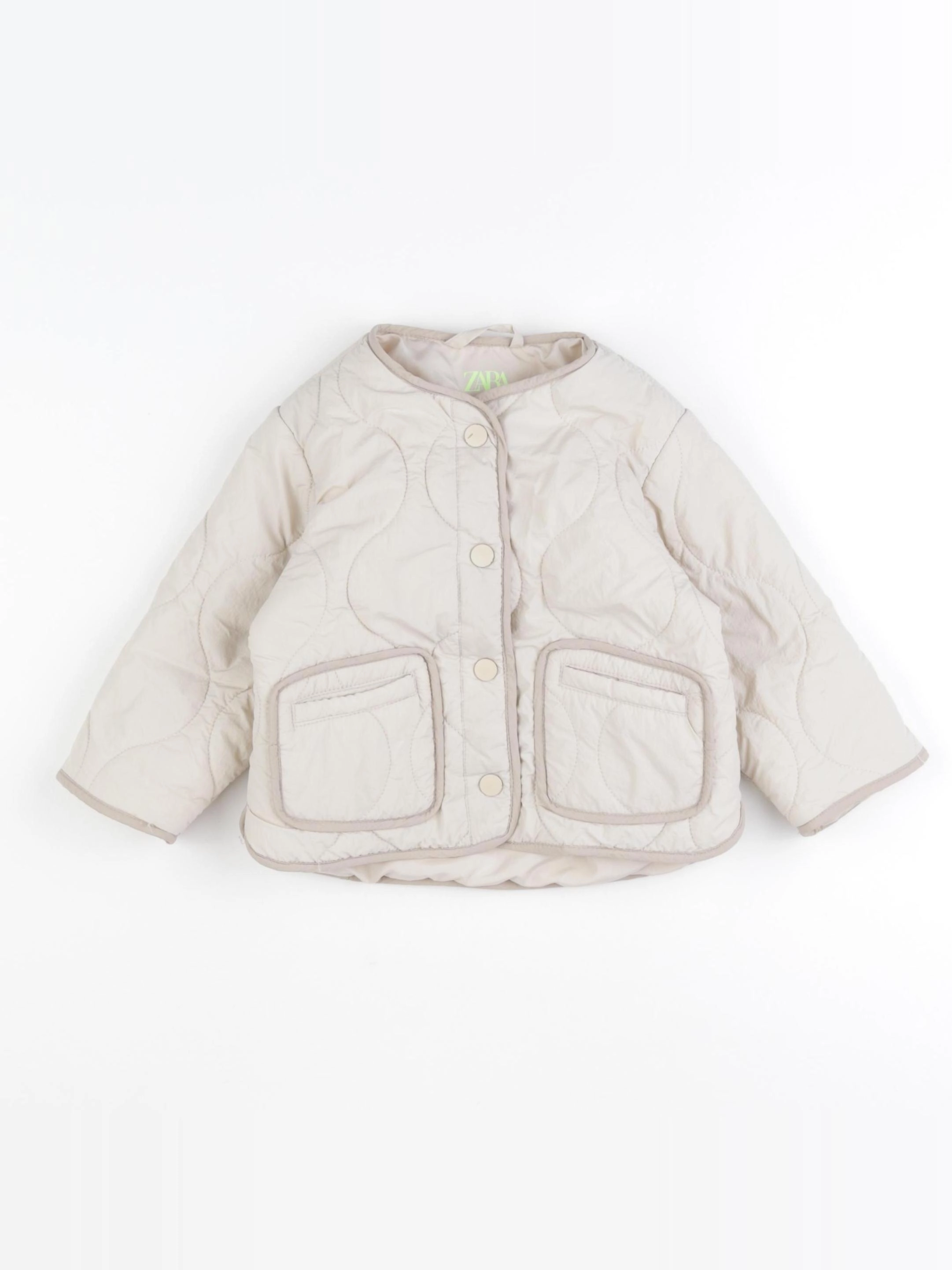 Zara - veste beige - 12/9 mois