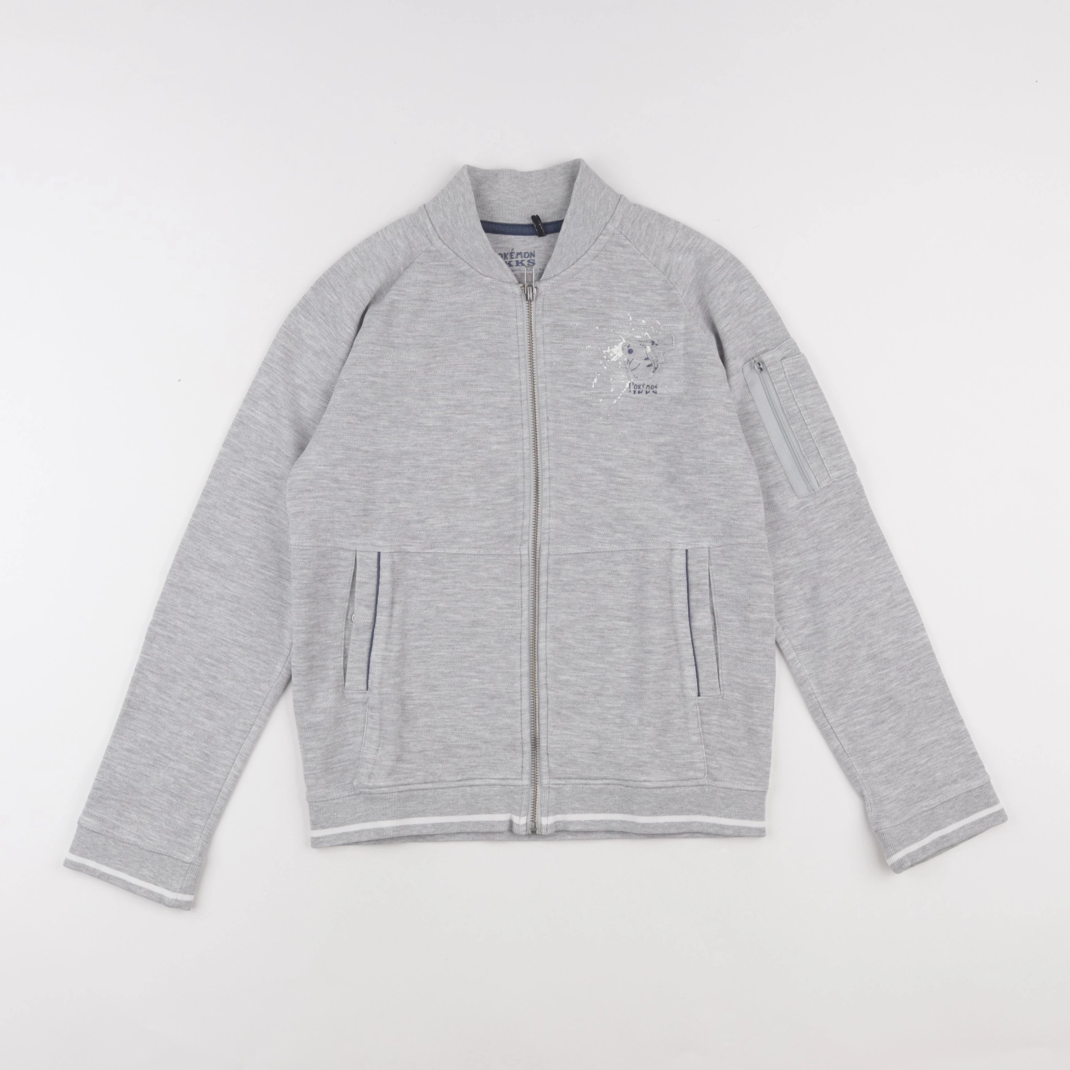 IKKS - gilet gris - 10 ans