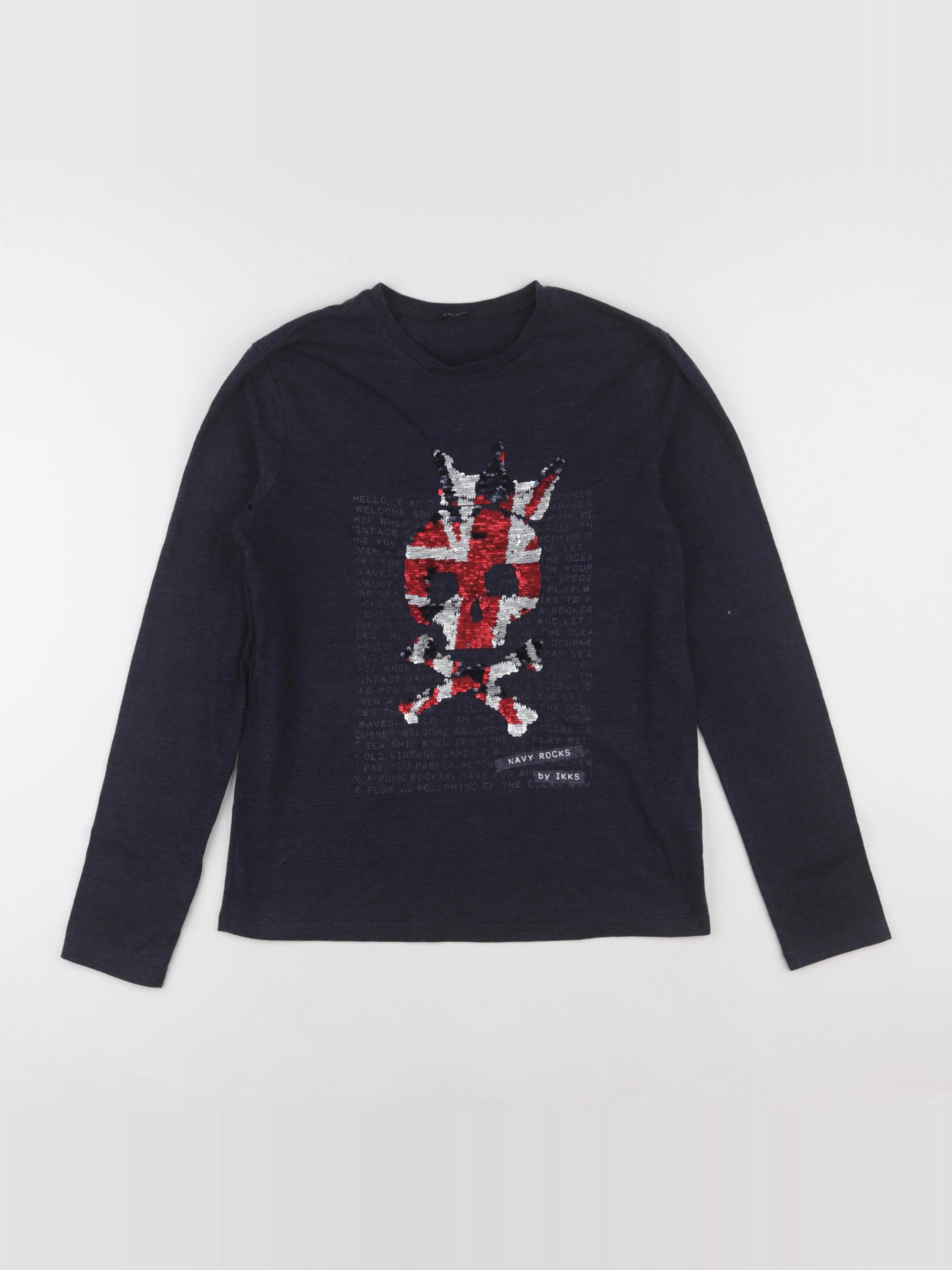 IKKS - tee-shirt bleu - 14 ans