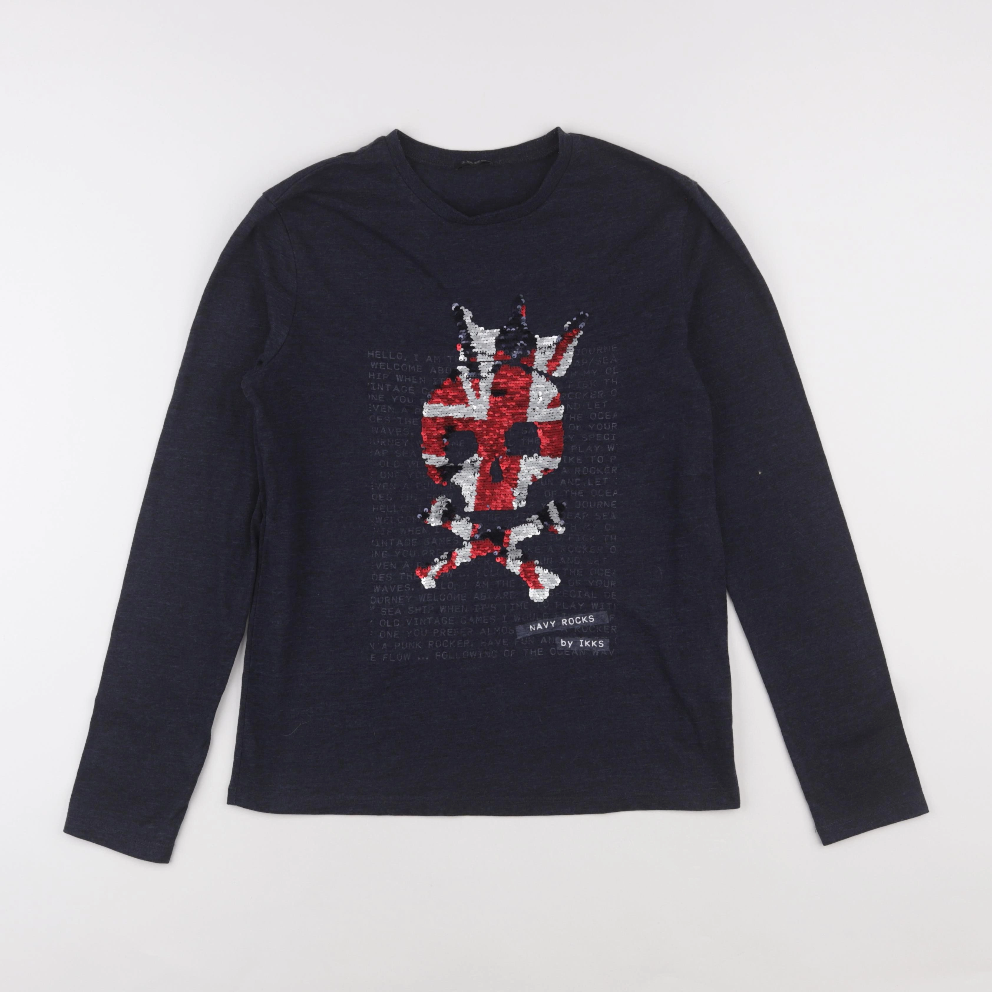 IKKS - tee-shirt bleu - 14 ans