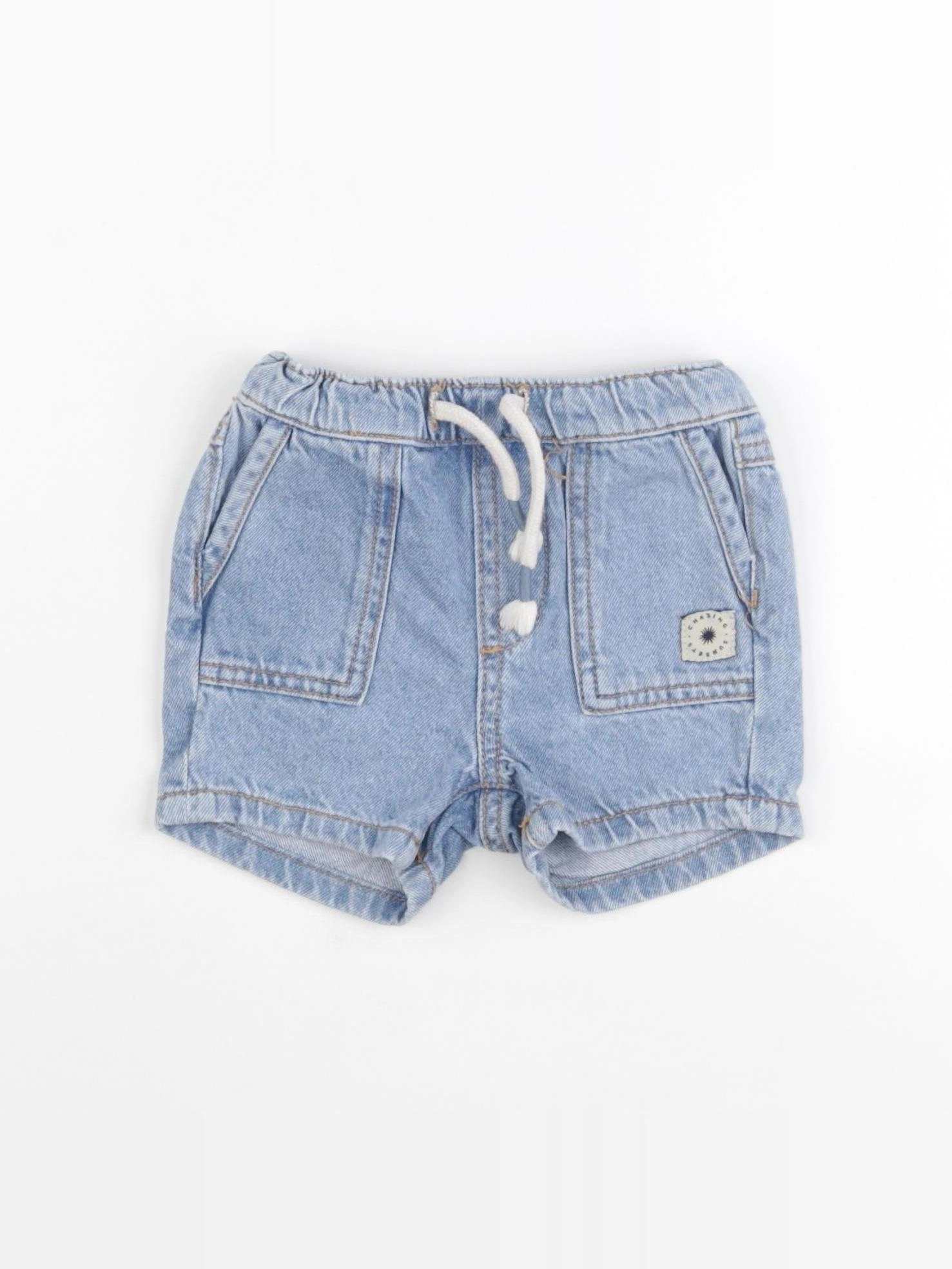 Mango - short bleu - 9/12 mois