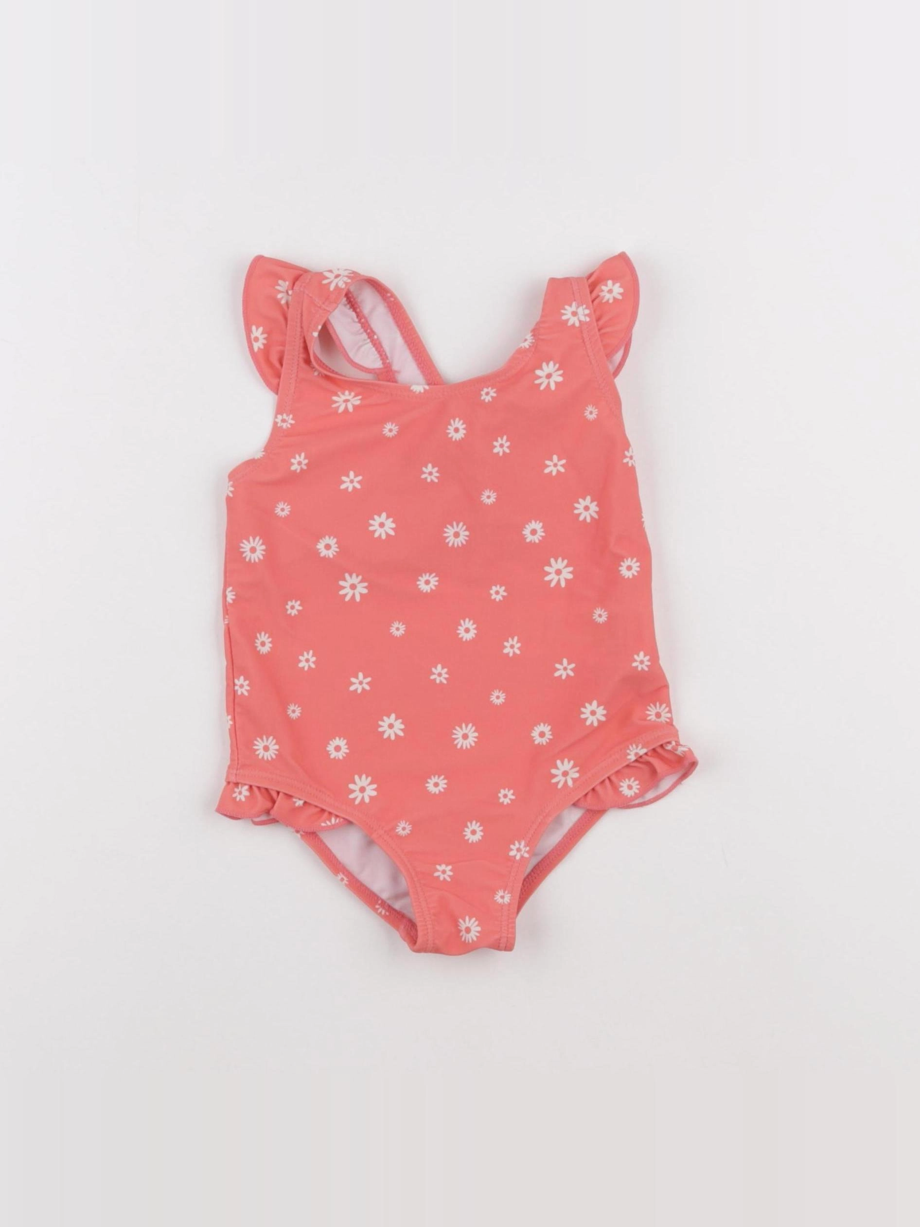 Vertbaudet - maillot de bain rose - 18 mois