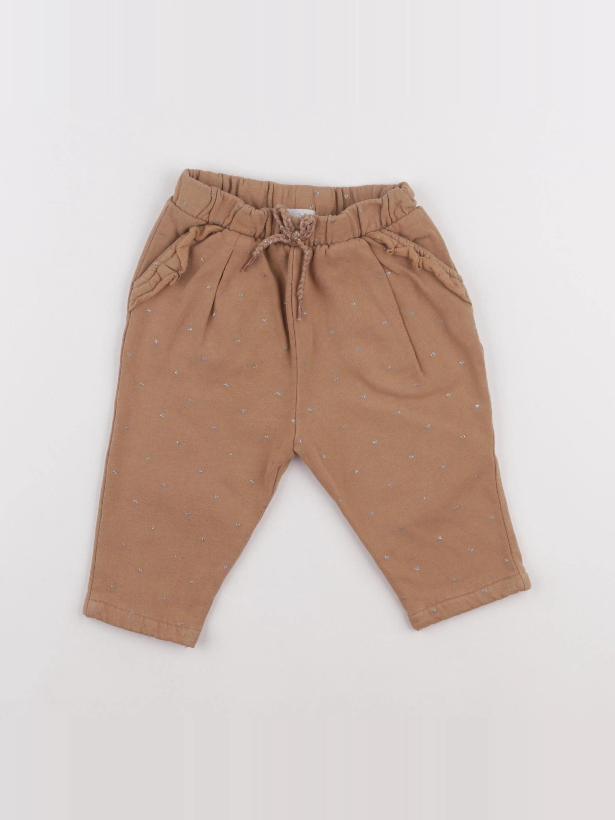 Vertbaudet - jogging marron- 12 mois