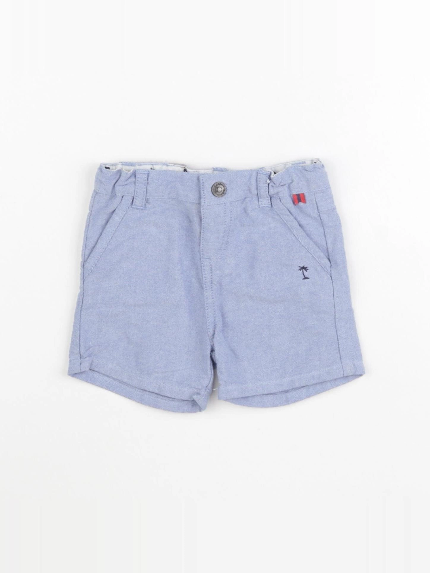 Cadet Rousselle - short bleu - 6 mois