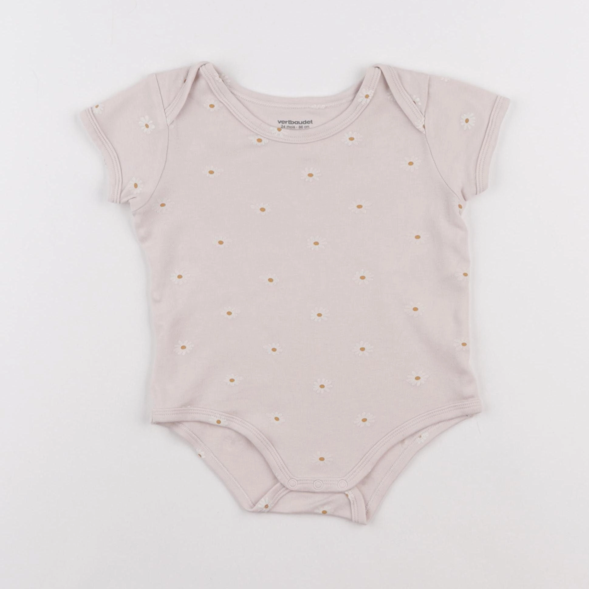 Vertbaudet - body rose - 24 mois