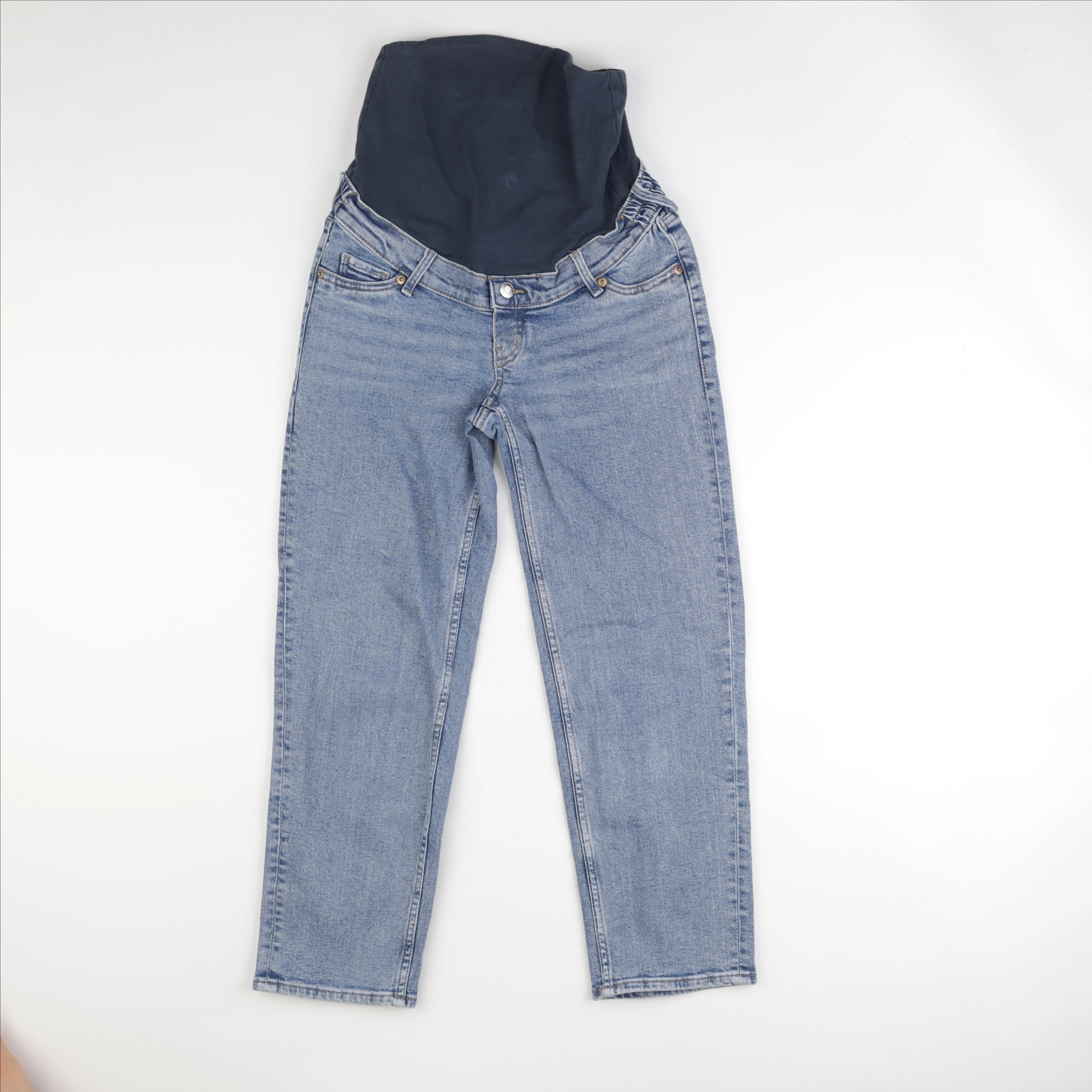 H&M - jean grossesse bleu - 34