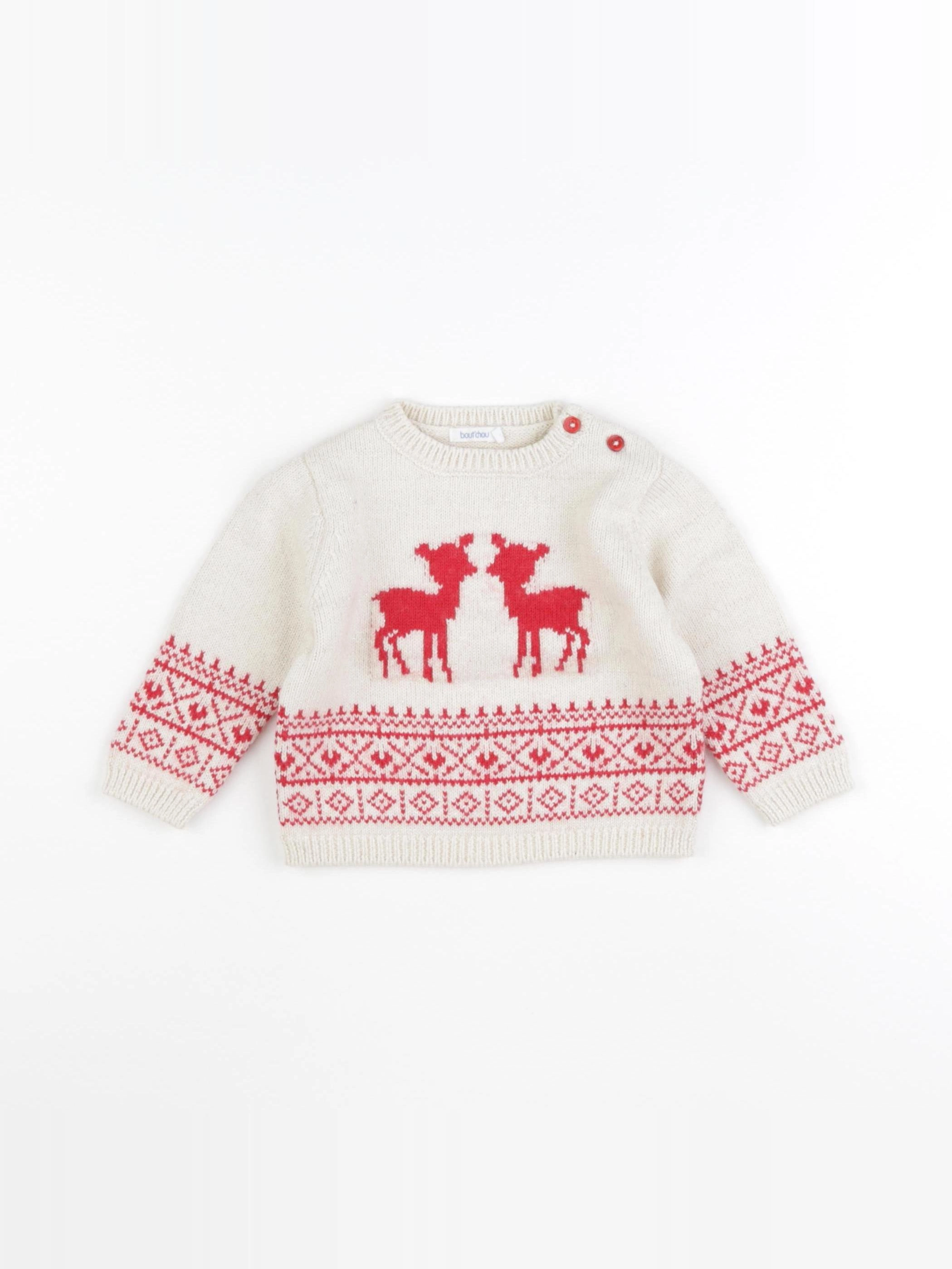Boutchou - pull beige - 9 mois