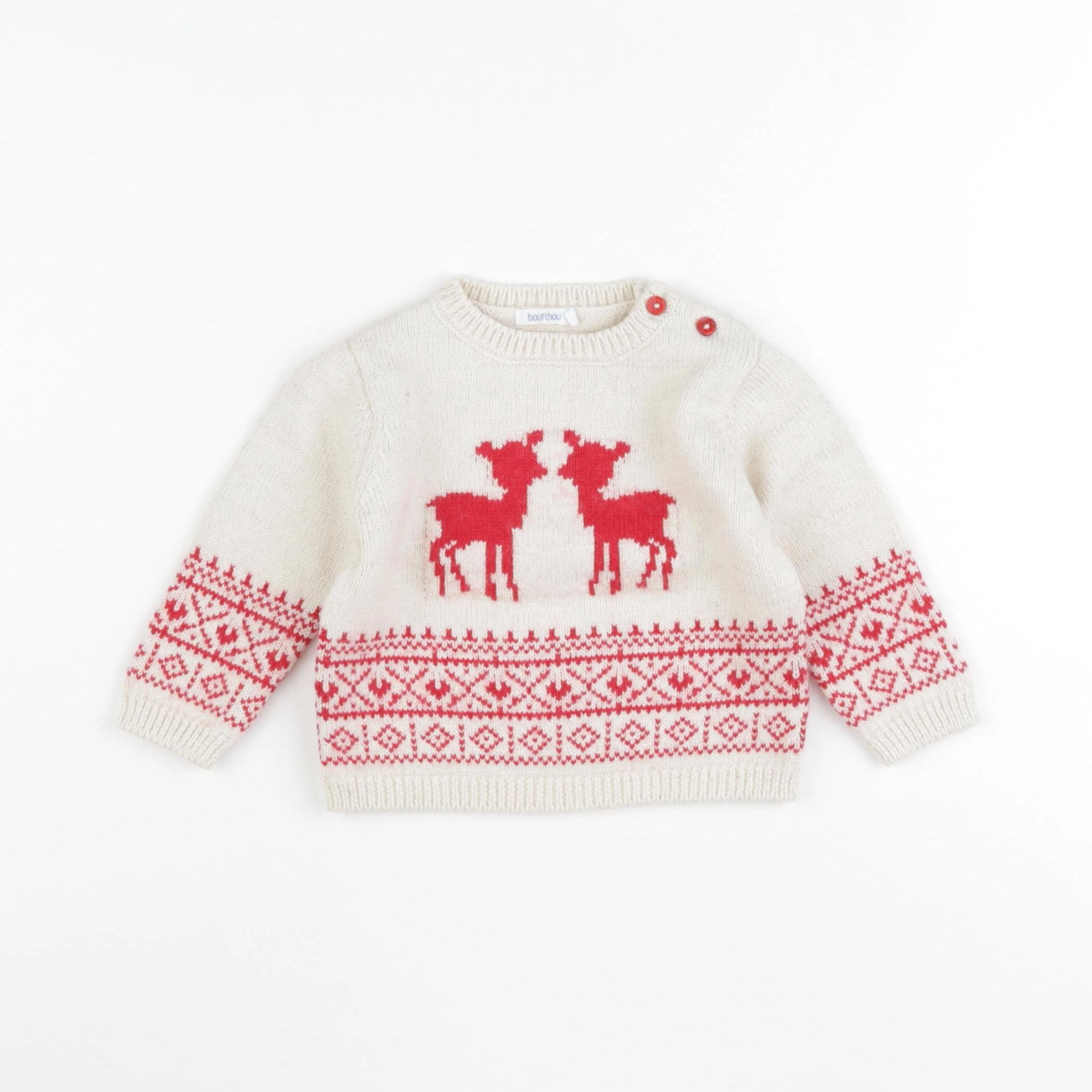 Boutchou - pull beige - 9 mois