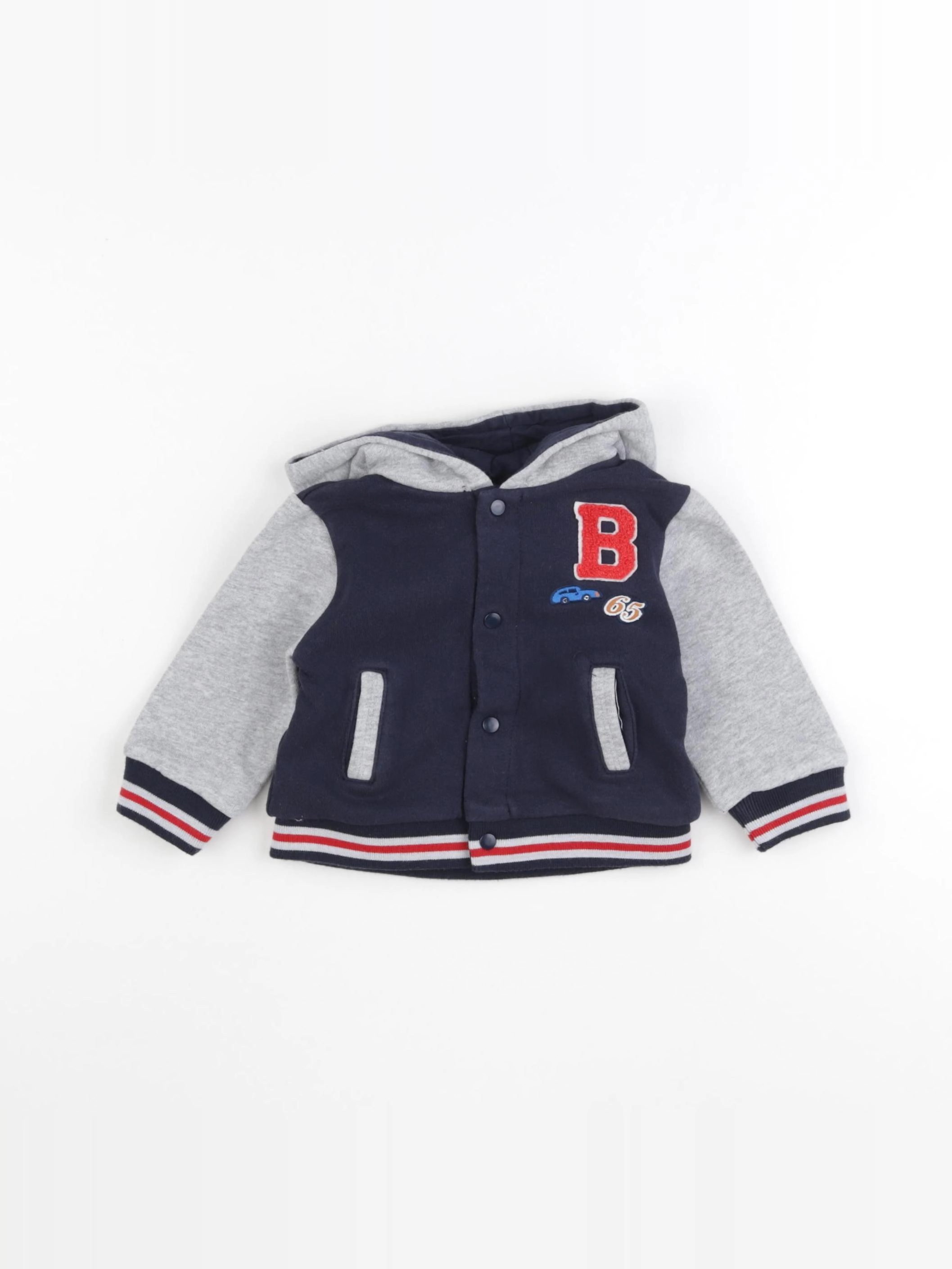 Boutchou - sweat bleu - 9 mois