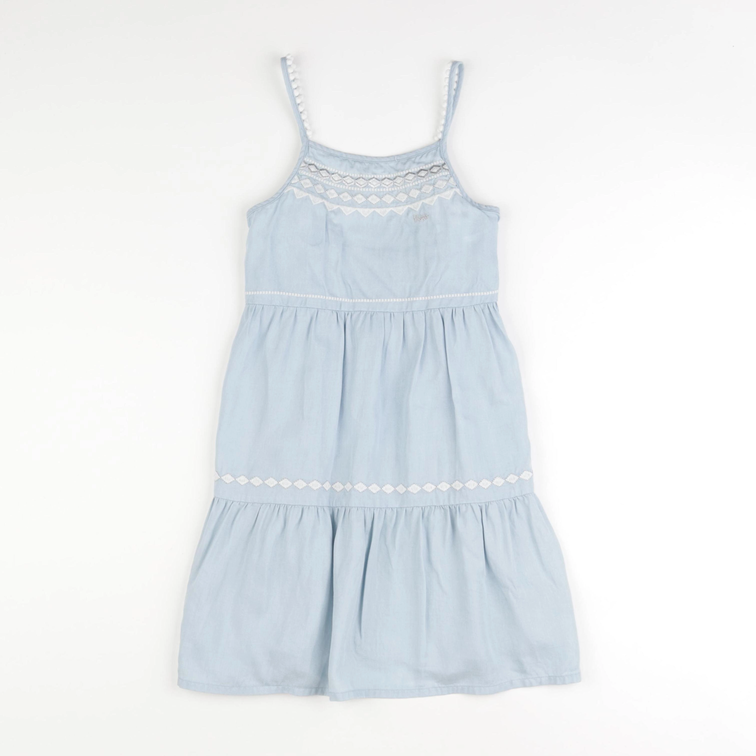 IKKS - robe bleu - 6 ans