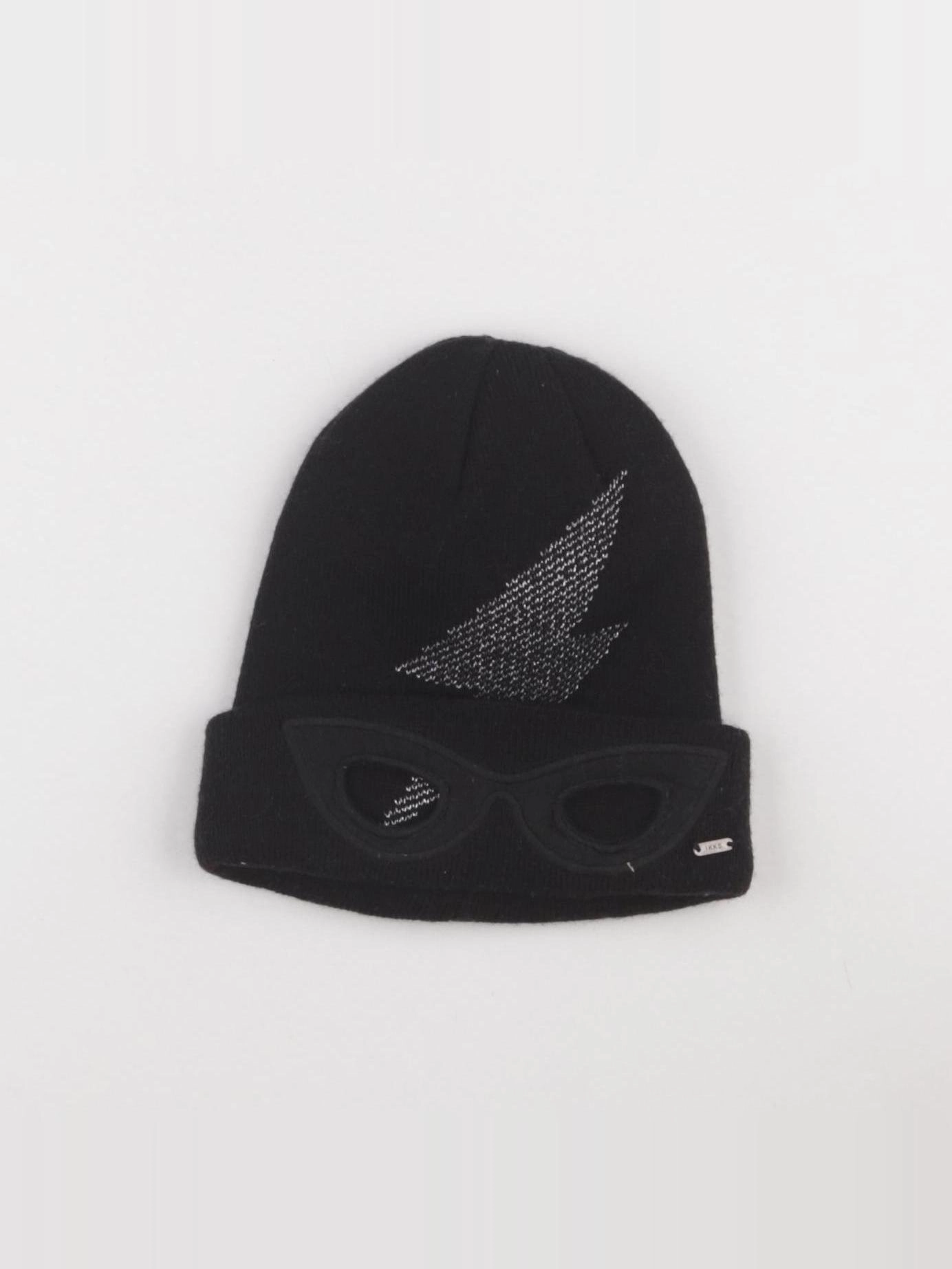 IKKS - bonnet noir - 4/6 ans