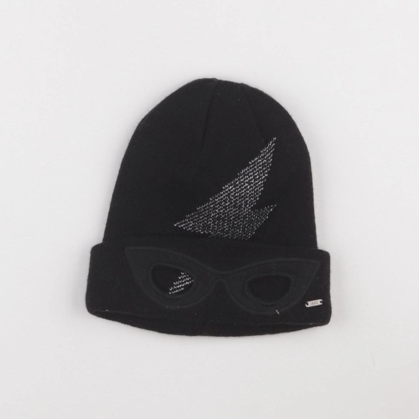 IKKS - bonnet noir - 4/6 ans