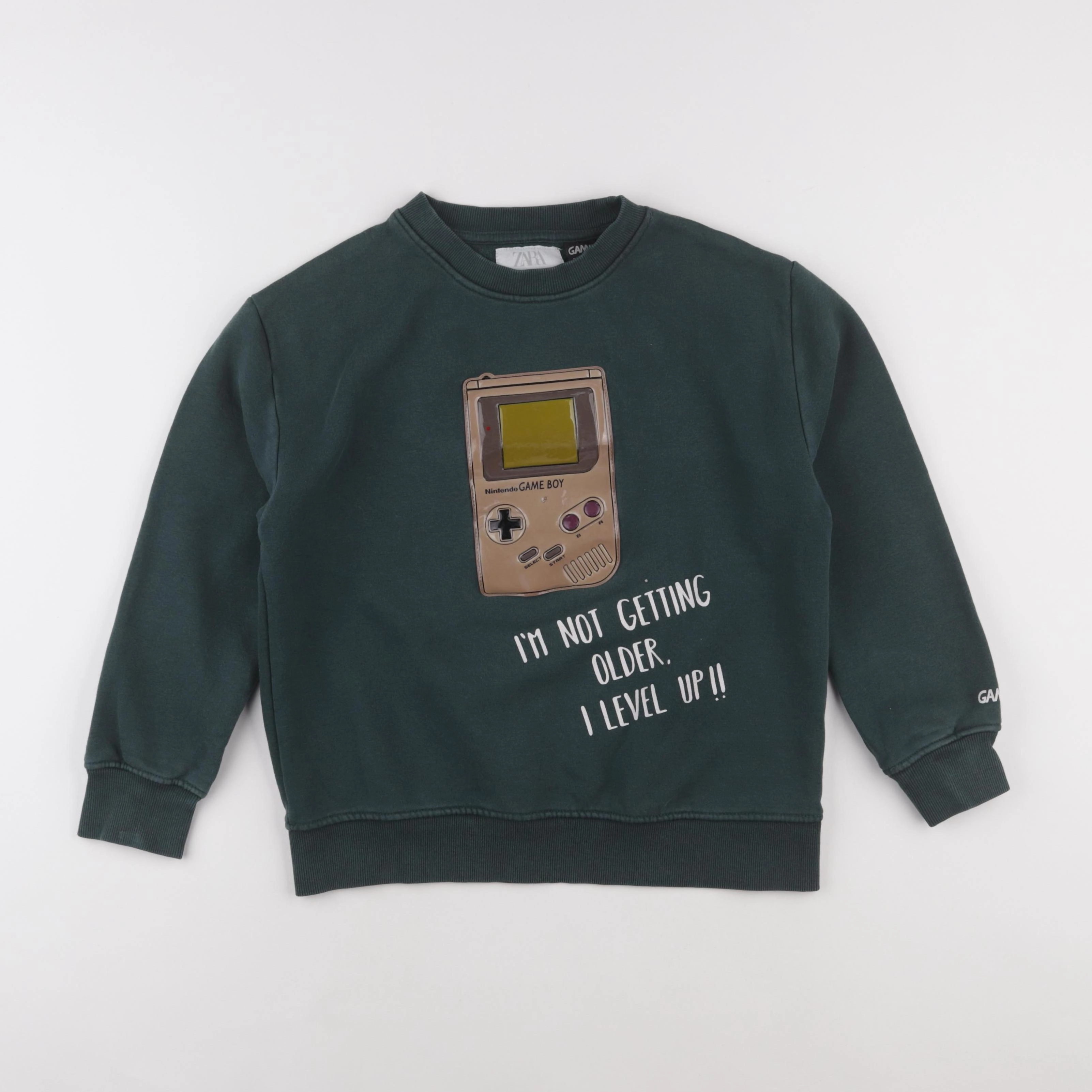 Zara - sweat vert - 10 ans