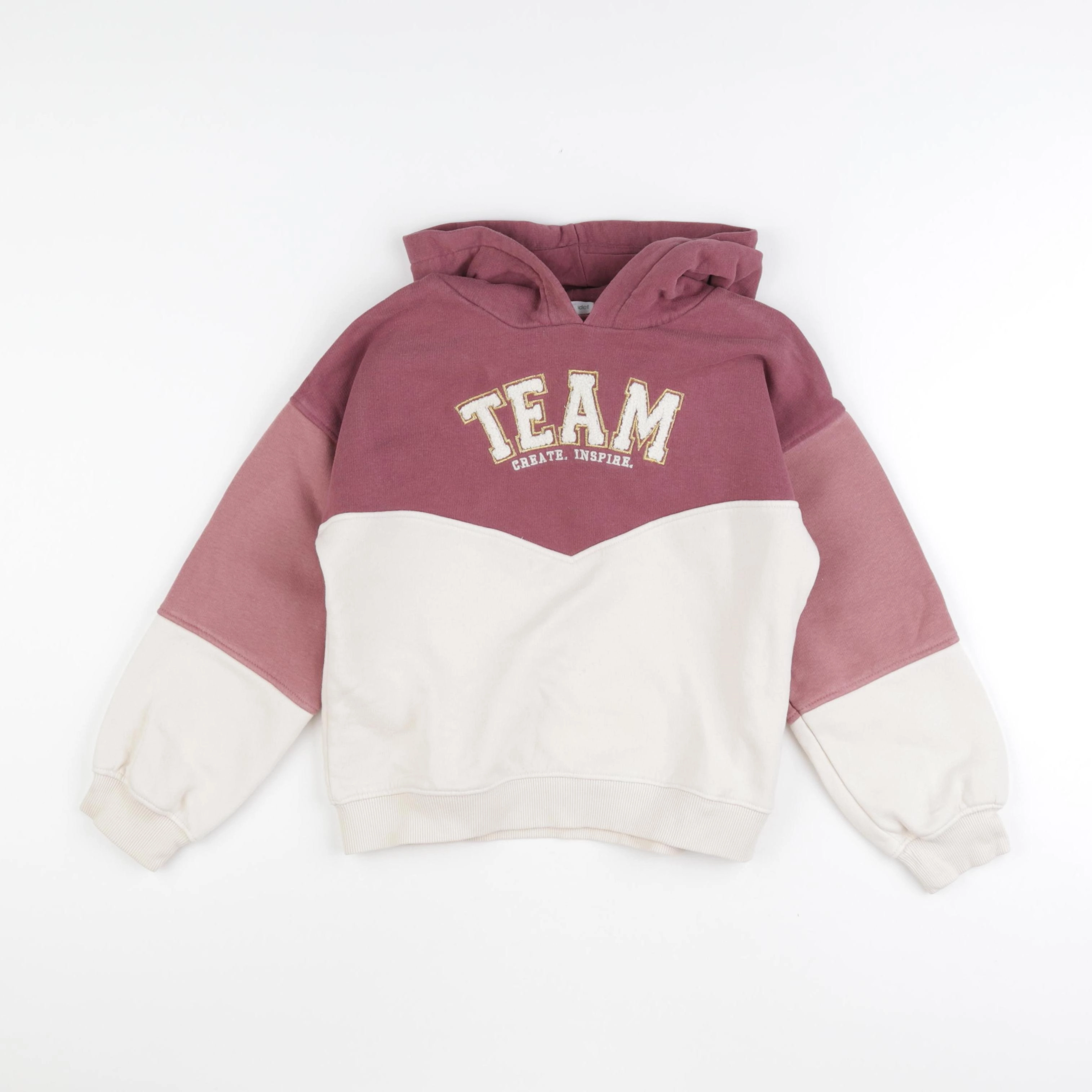 Vertbaudet - sweat violet - 8 ans