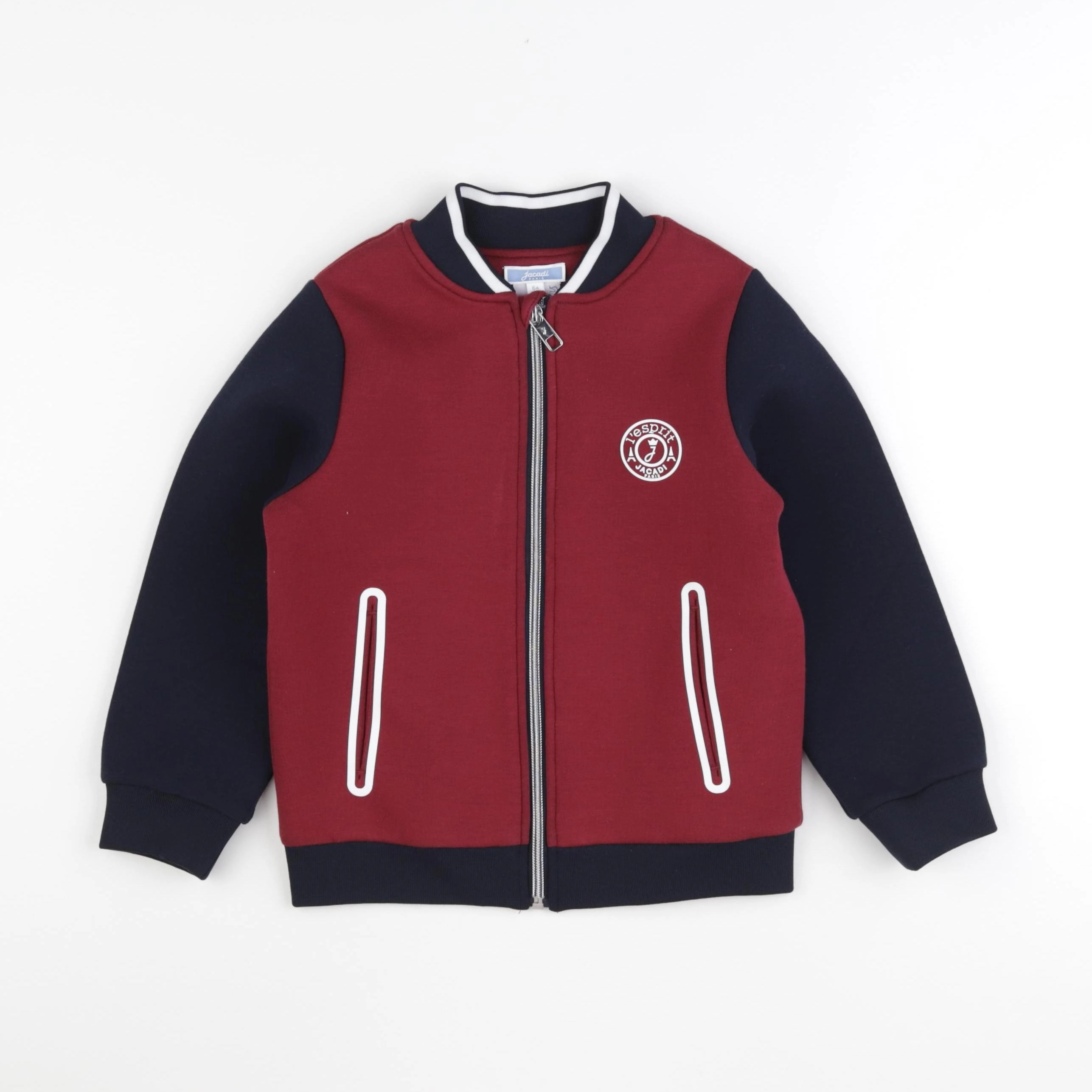 Jacadi - sweat rouge - 6 ans
