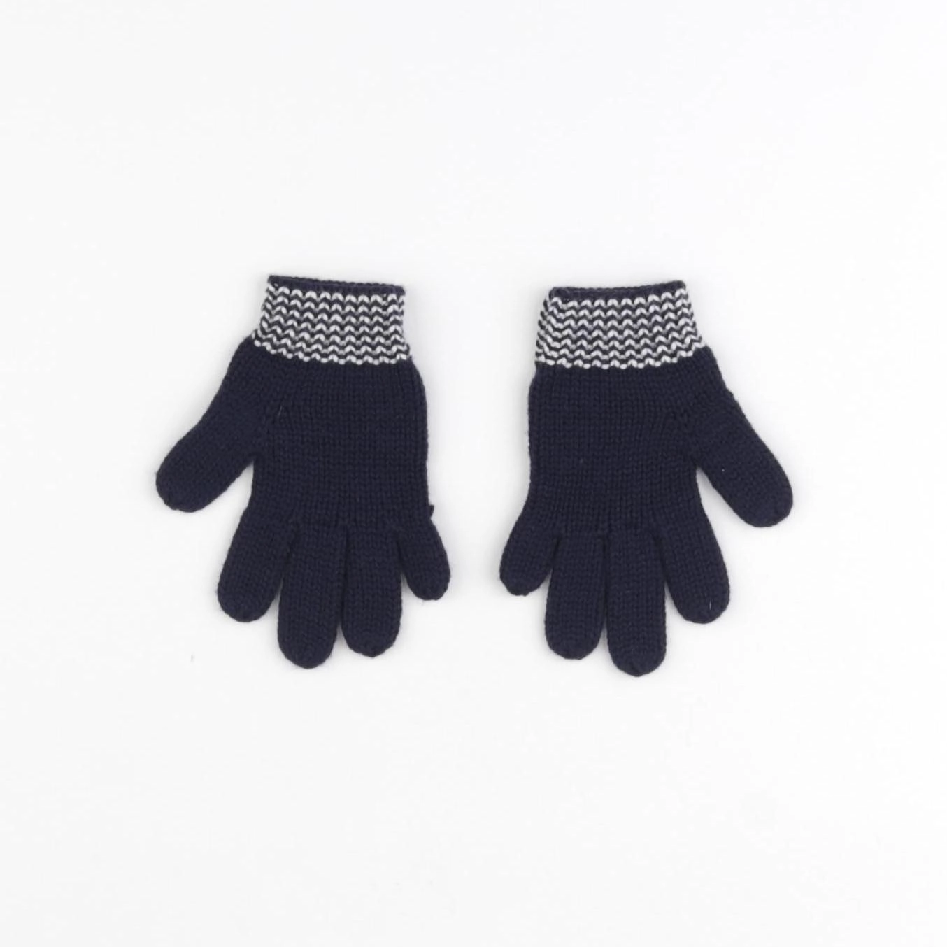 Petit Bateau - gants bleu - 6/8 ans