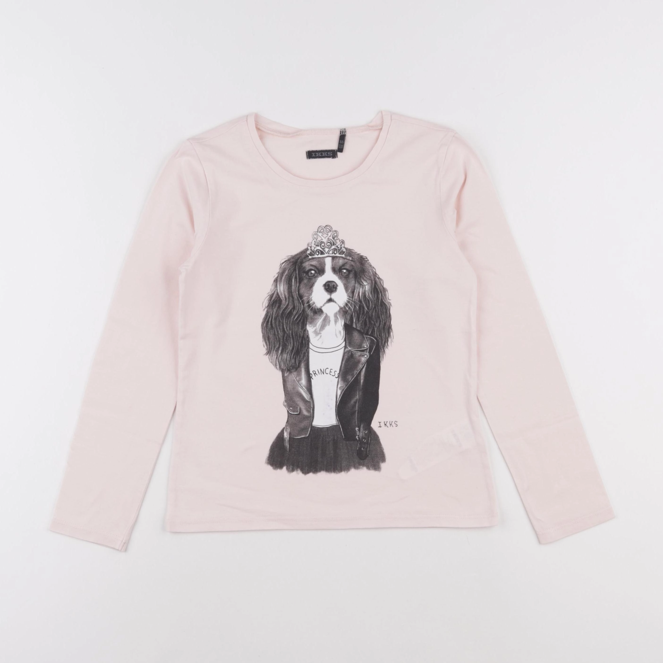IKKS - tee-shirt rose - 8 ans