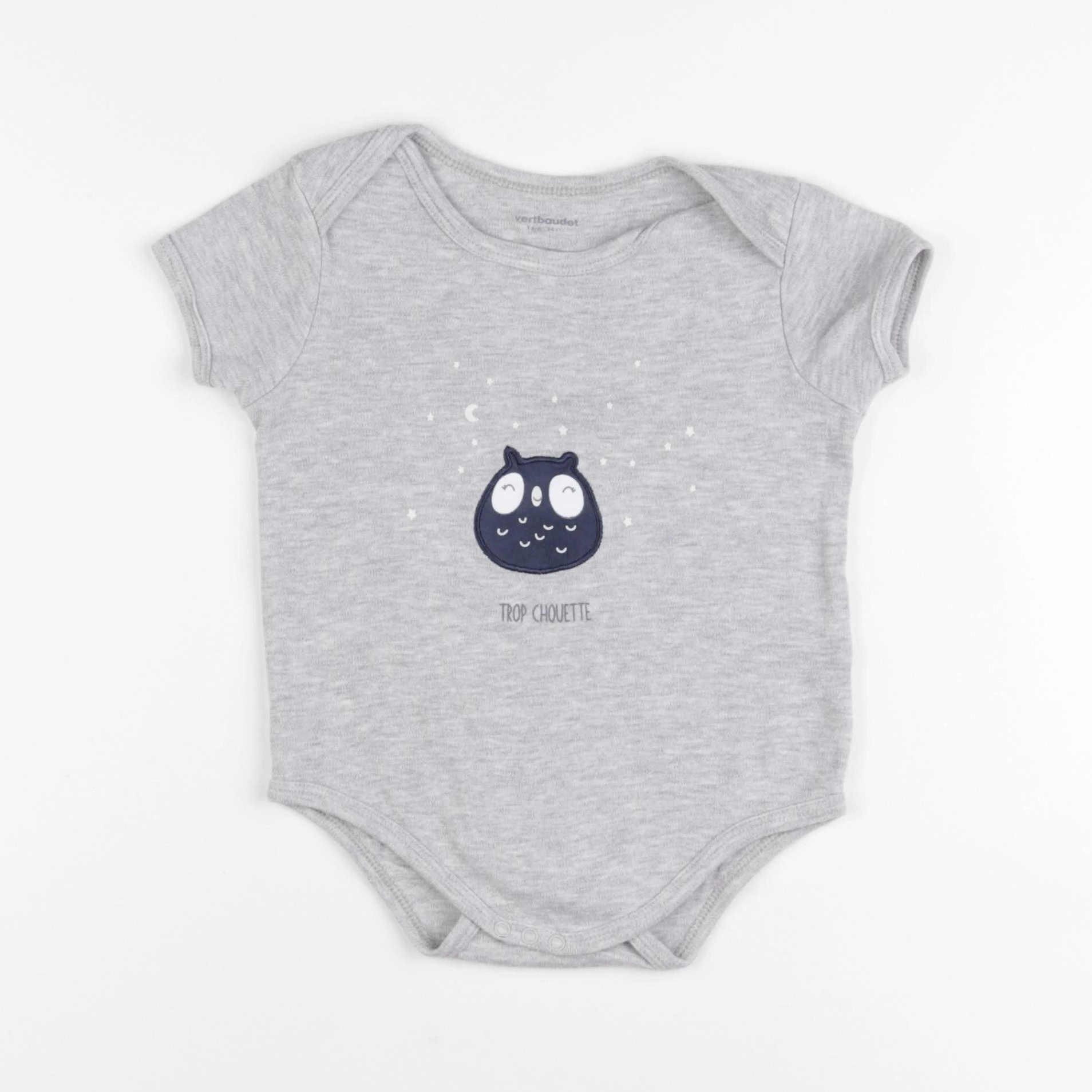 Vertbaudet - body gris - 3 ans