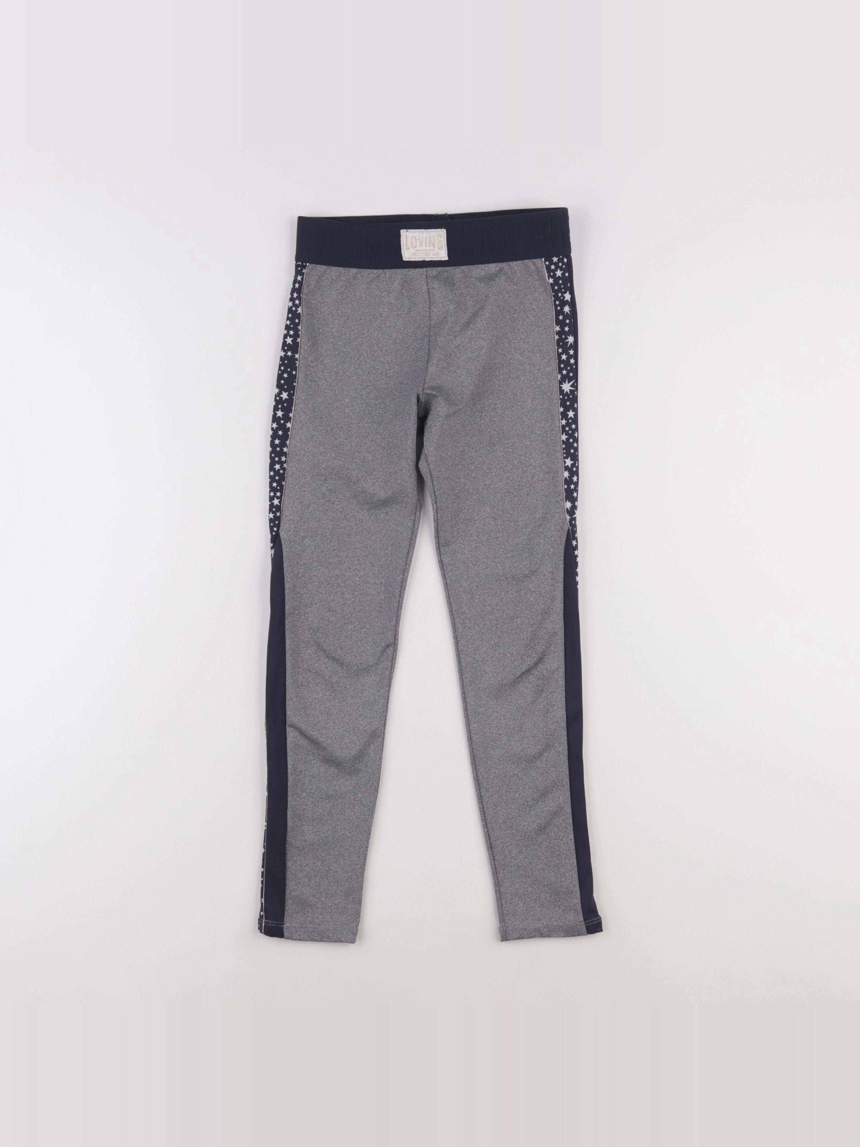 IKKS - legging gris, bleu - 8 ans