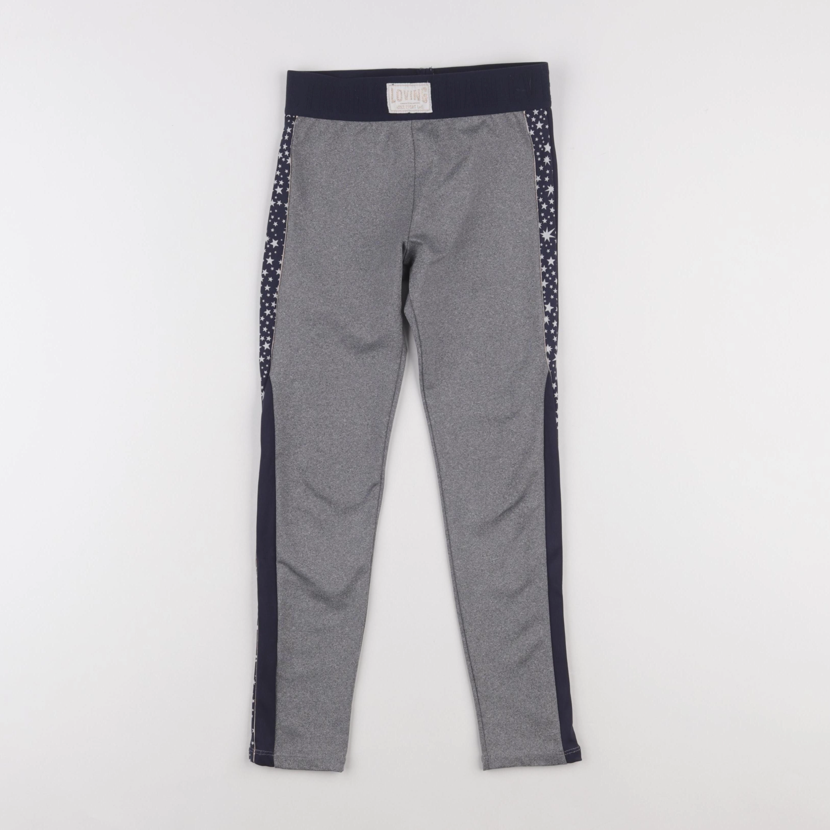 IKKS - legging gris, bleu - 8 ans