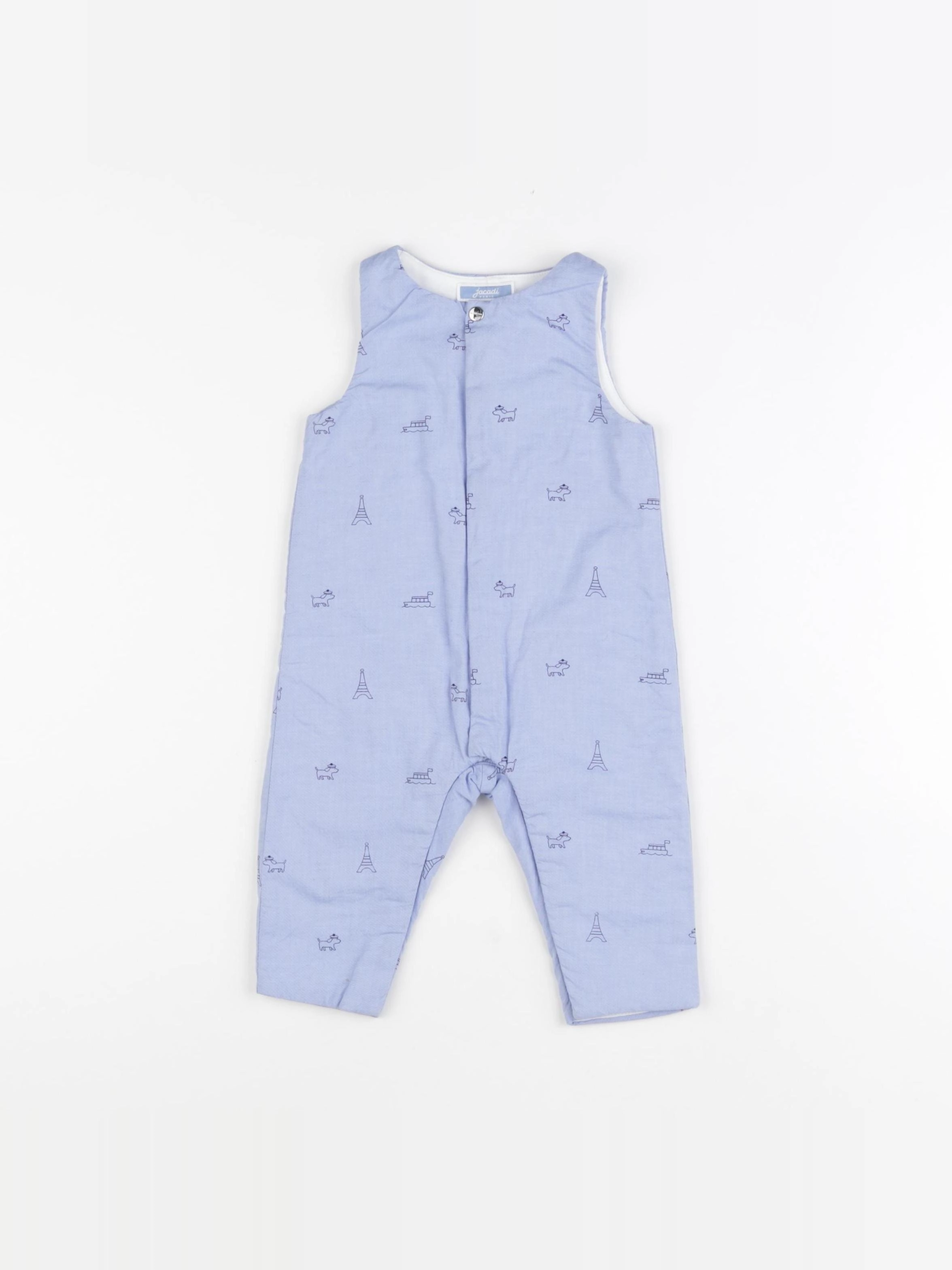 Jacadi - combinaison bleu - 6 mois