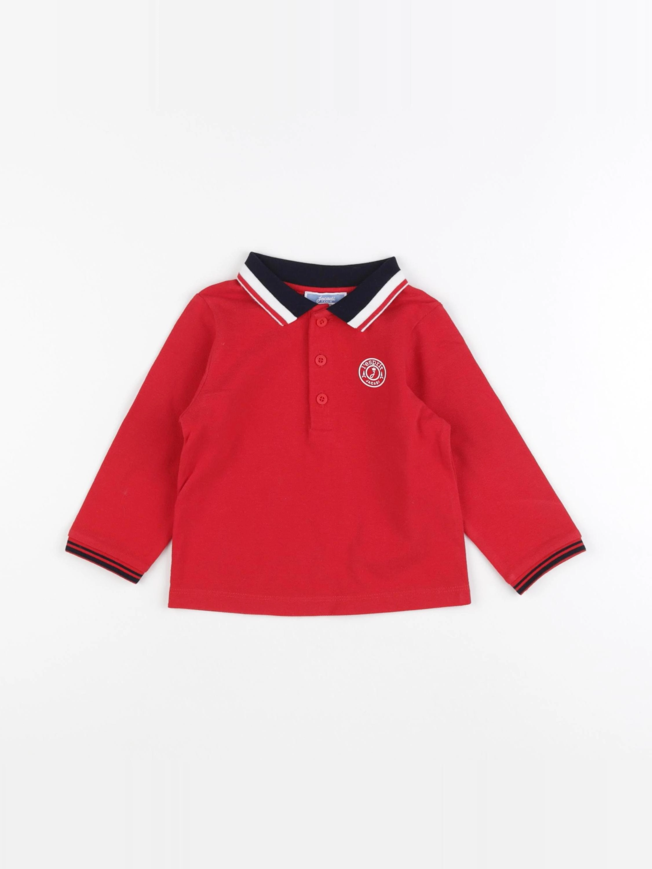 Jacadi - polo rouge - 18 mois