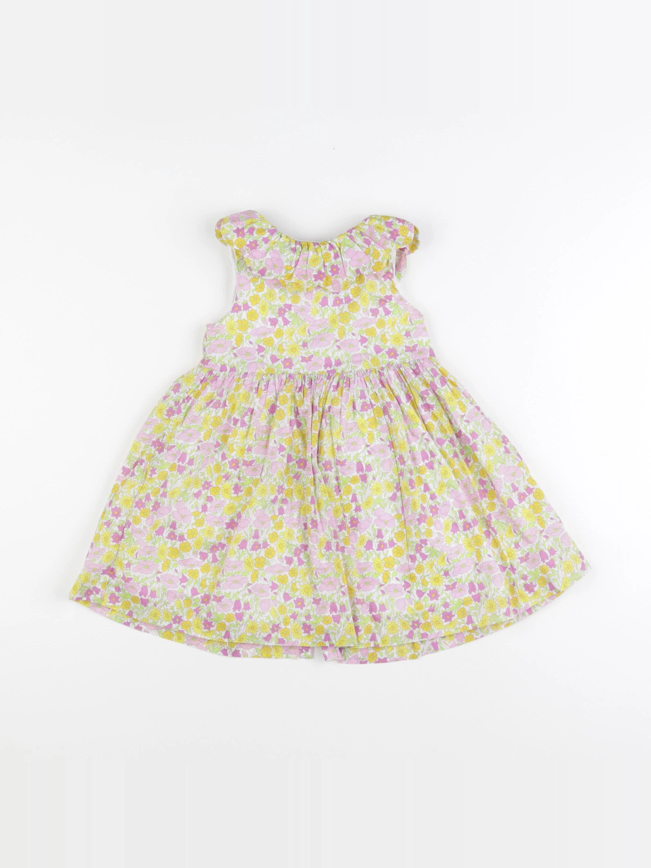 Jacadi - robe liberty jaune - 36 mois