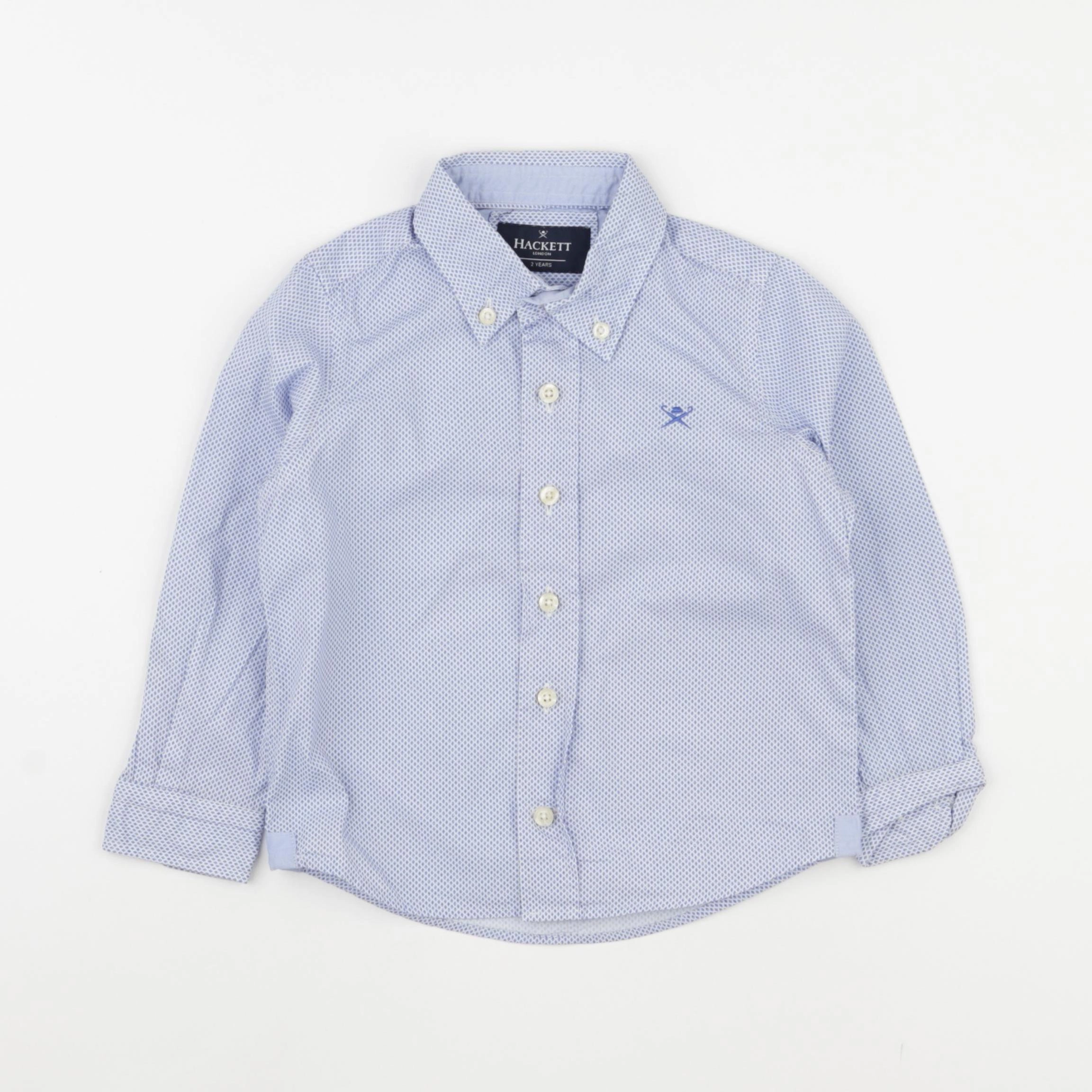 Hackett London - chemise bleu - 2 ans