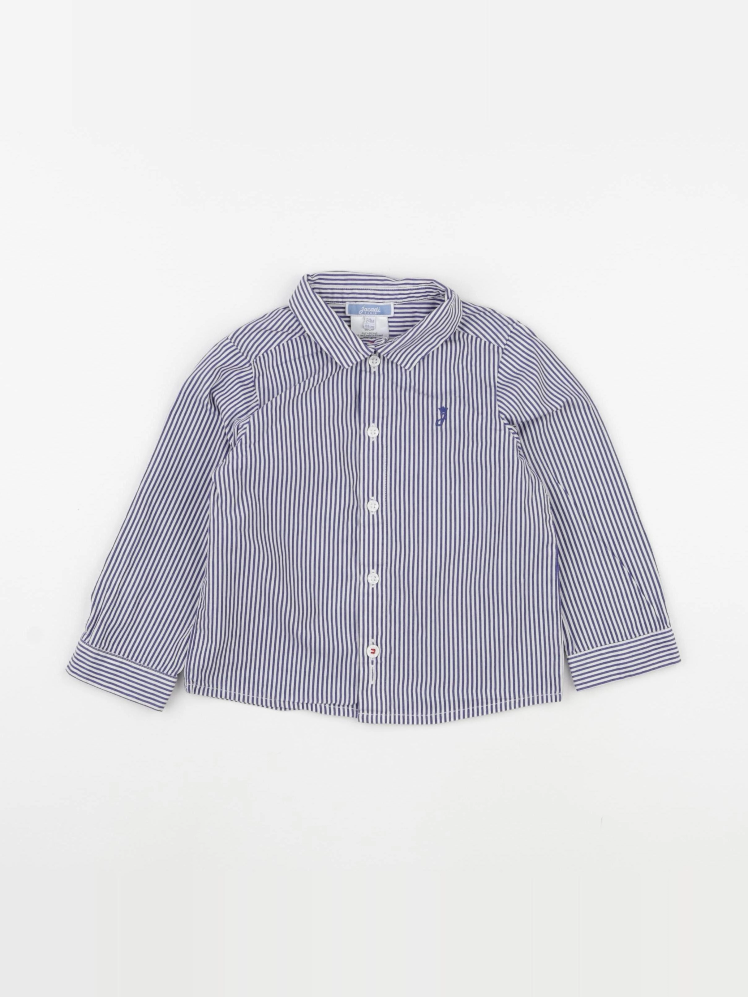 Jacadi - chemise bleu - 24 mois