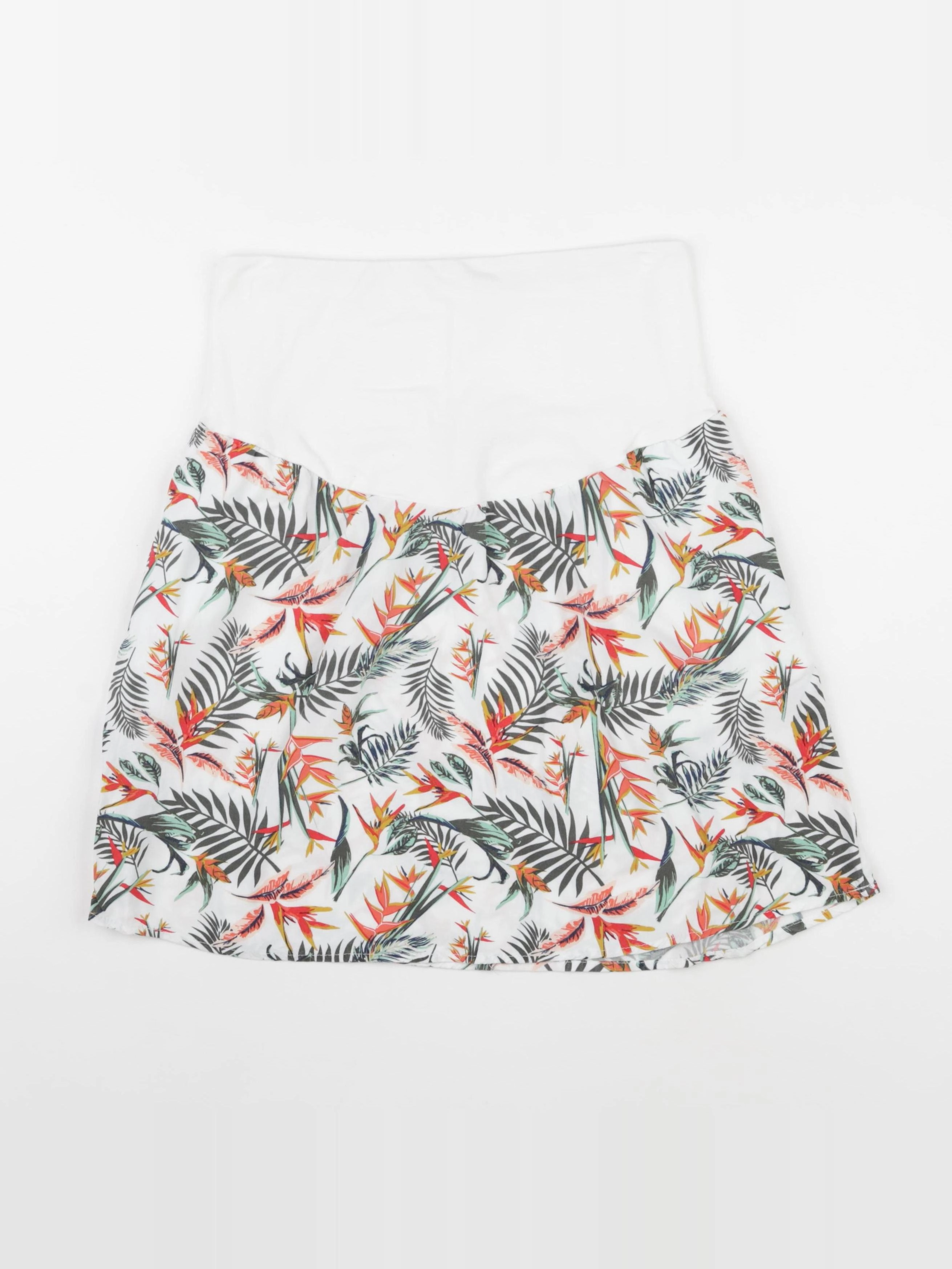 Kiabi - jupe grossesse blanc, vert - 36