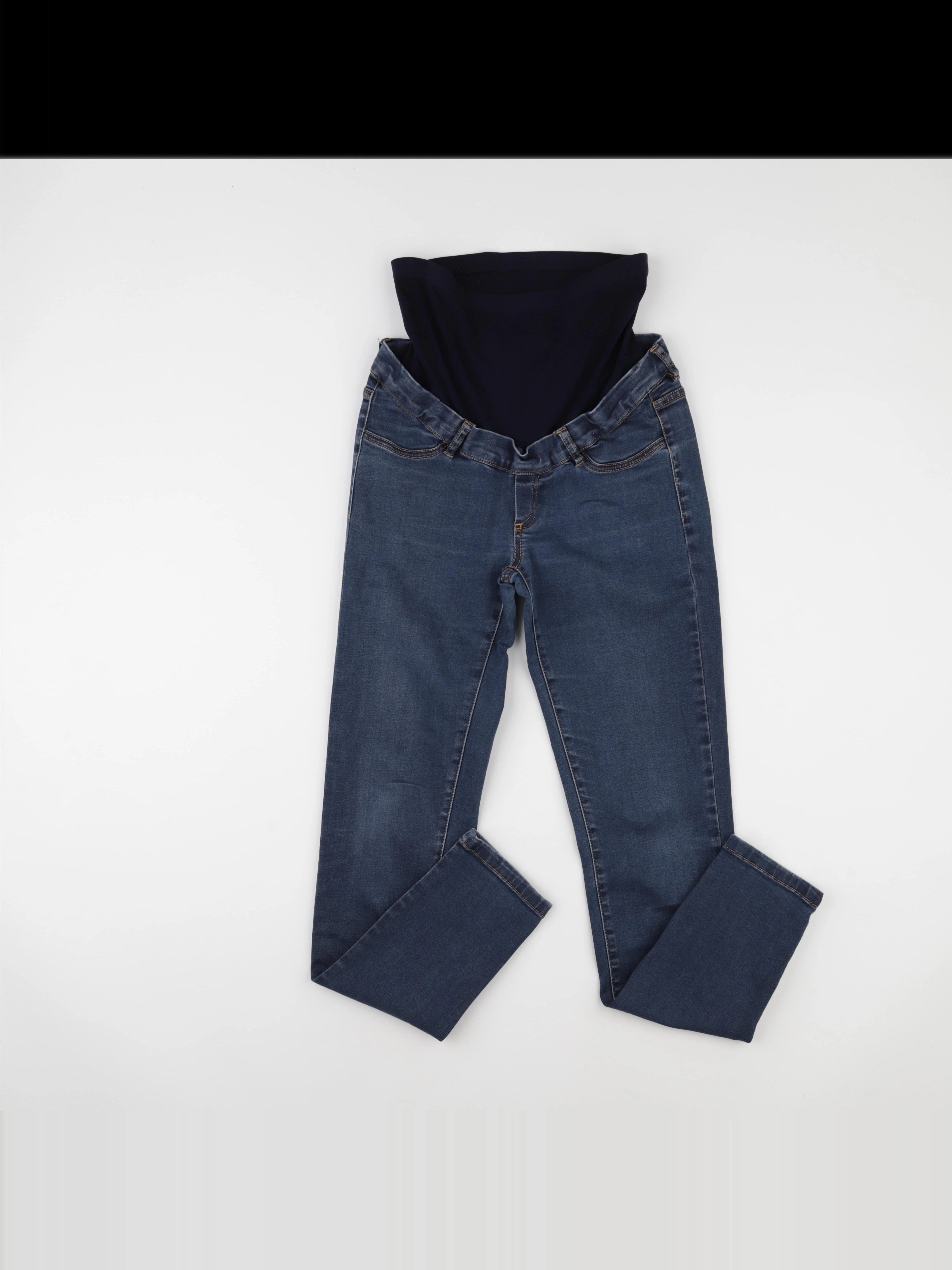 Envie de fraise - jean grossesse bleu - 36