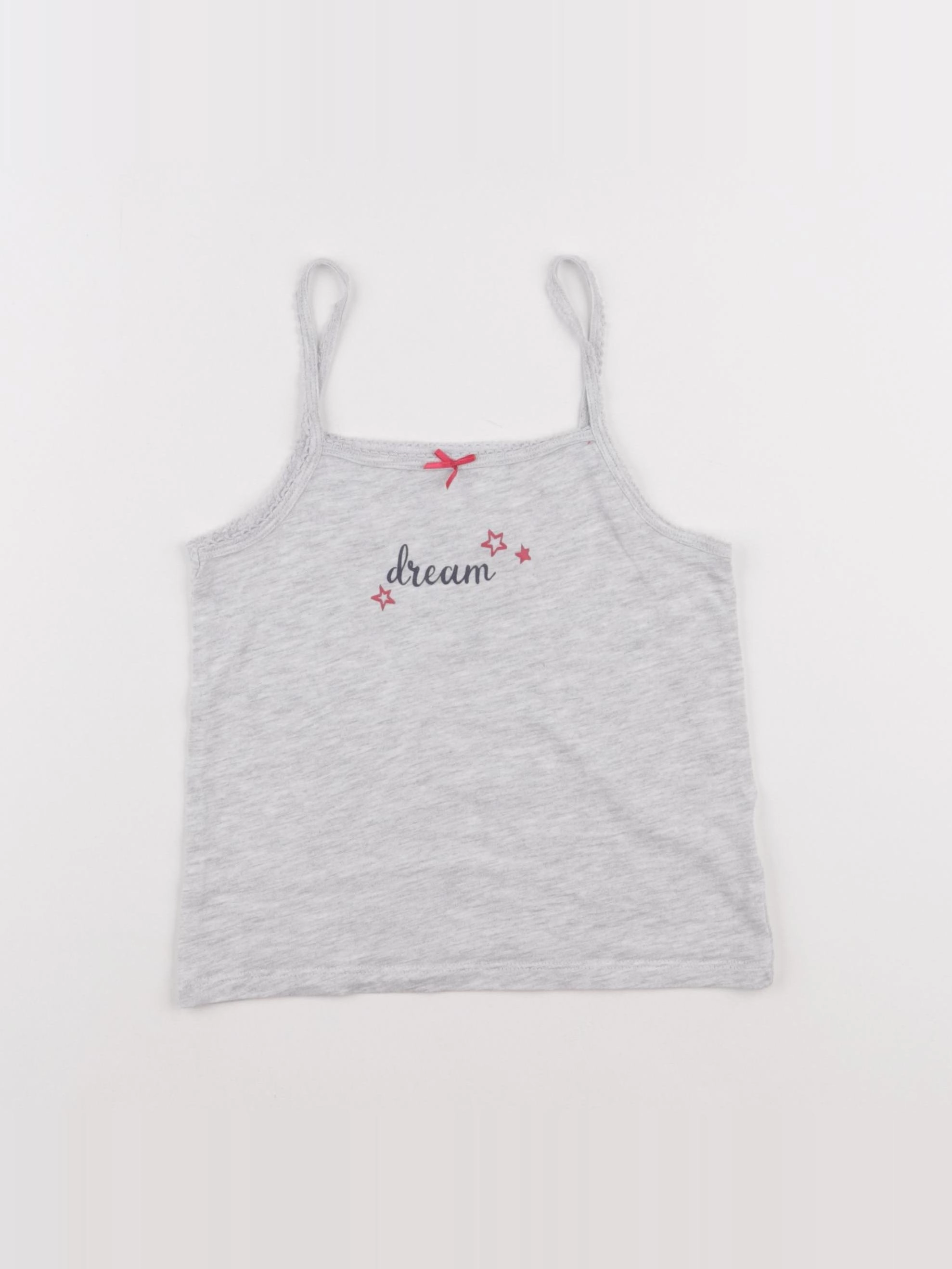 Vertbaudet - maillot de corps gris - 6 ans