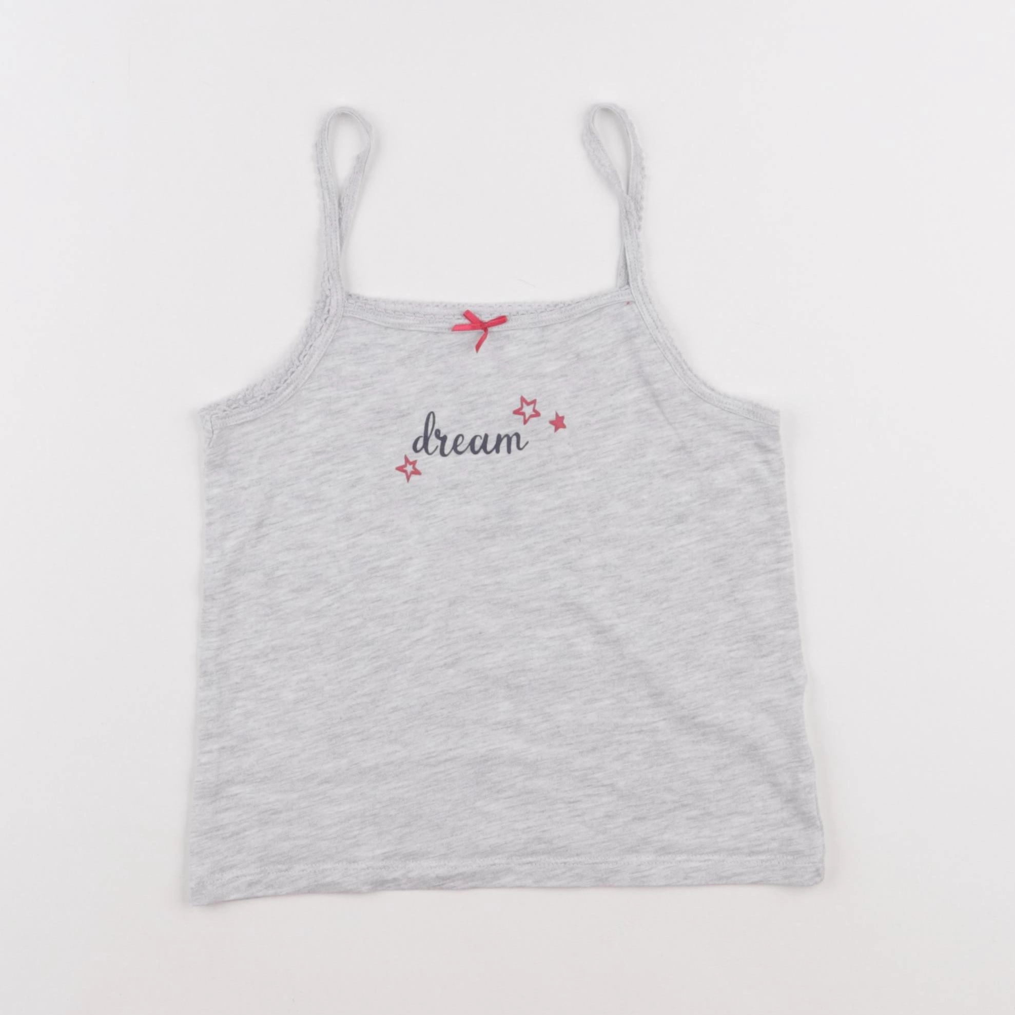 Vertbaudet - maillot de corps gris - 6 ans