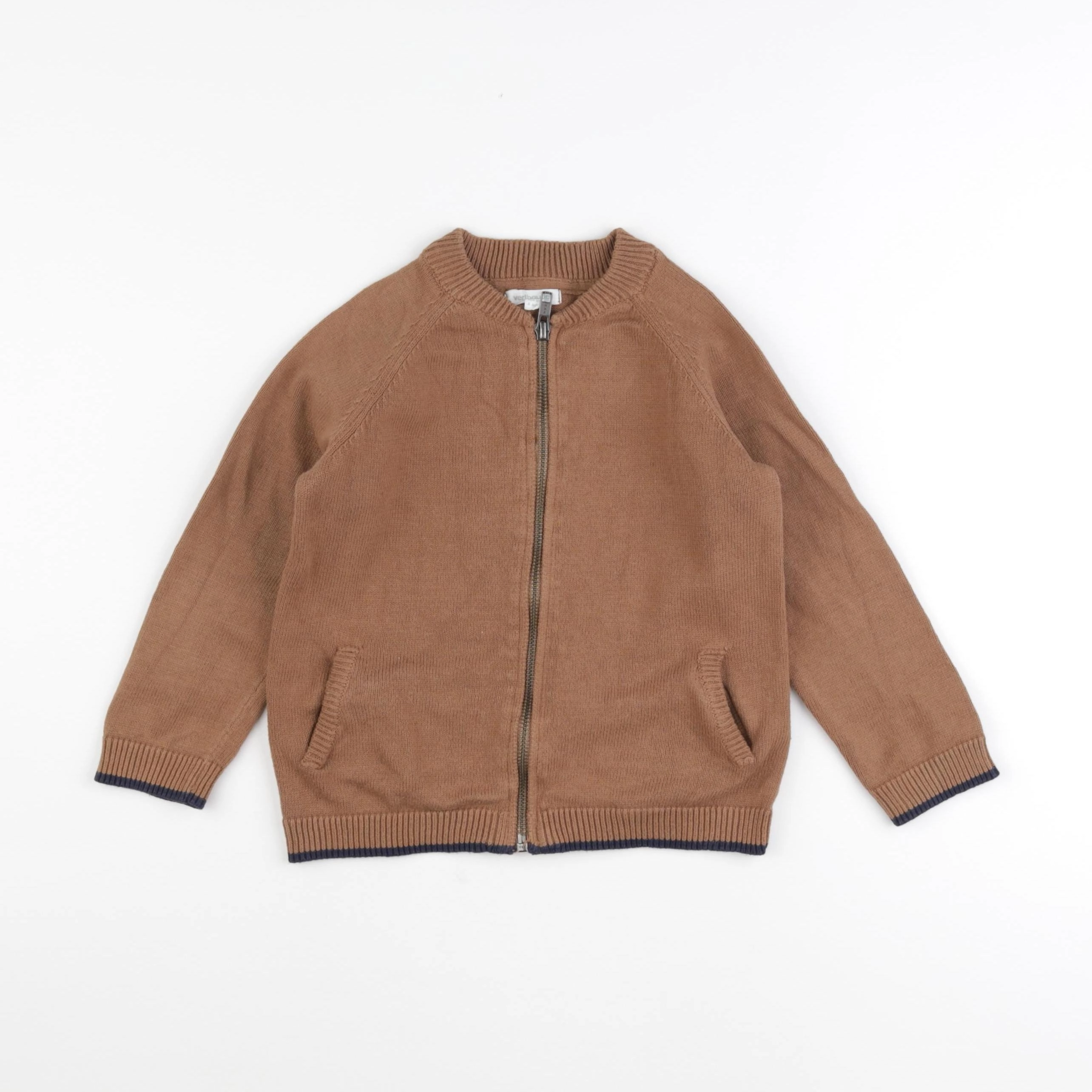 Vertbaudet - gilet marron - 4 ans