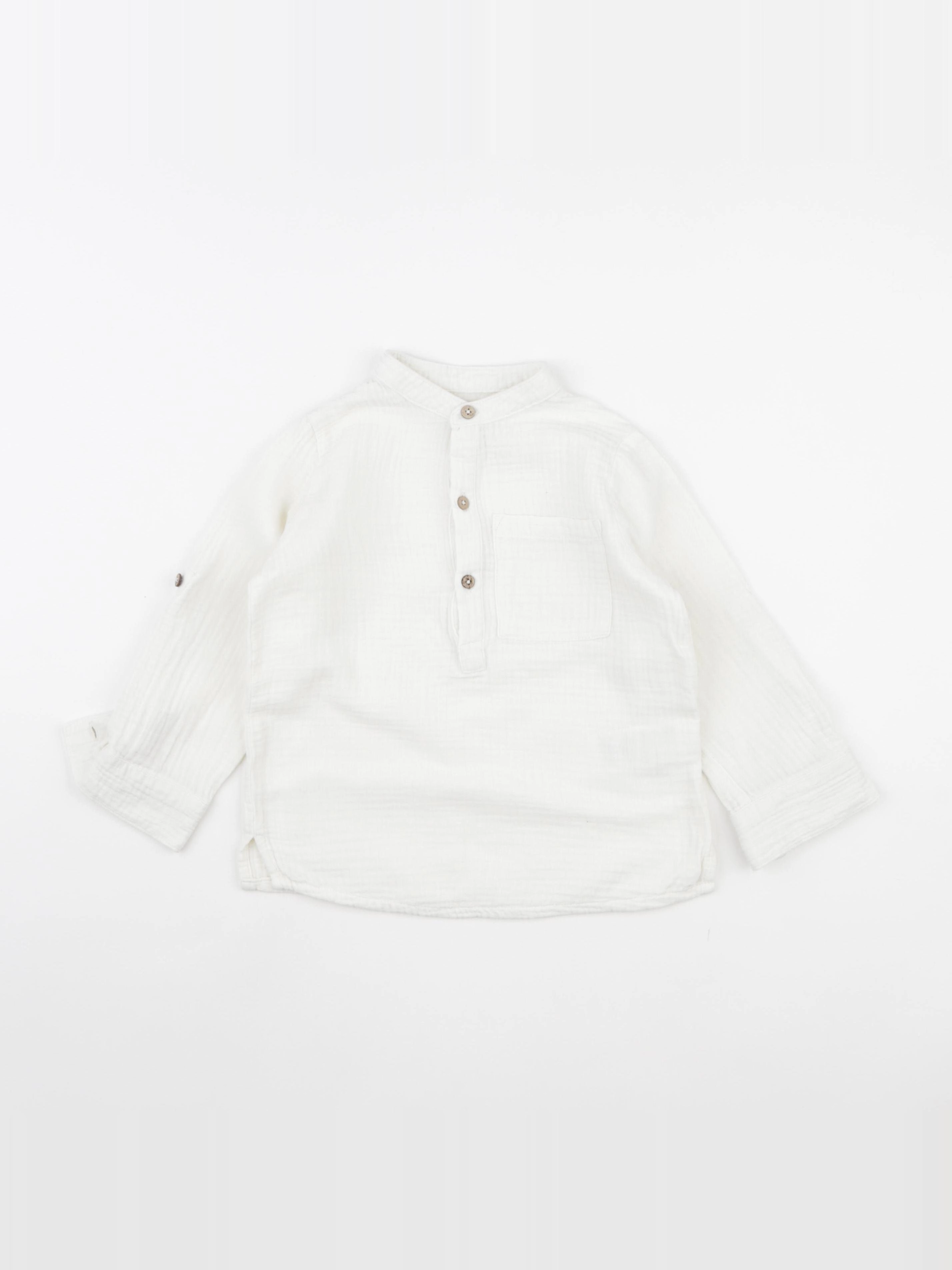 Vertbaudet - chemise blanc - 4 ans