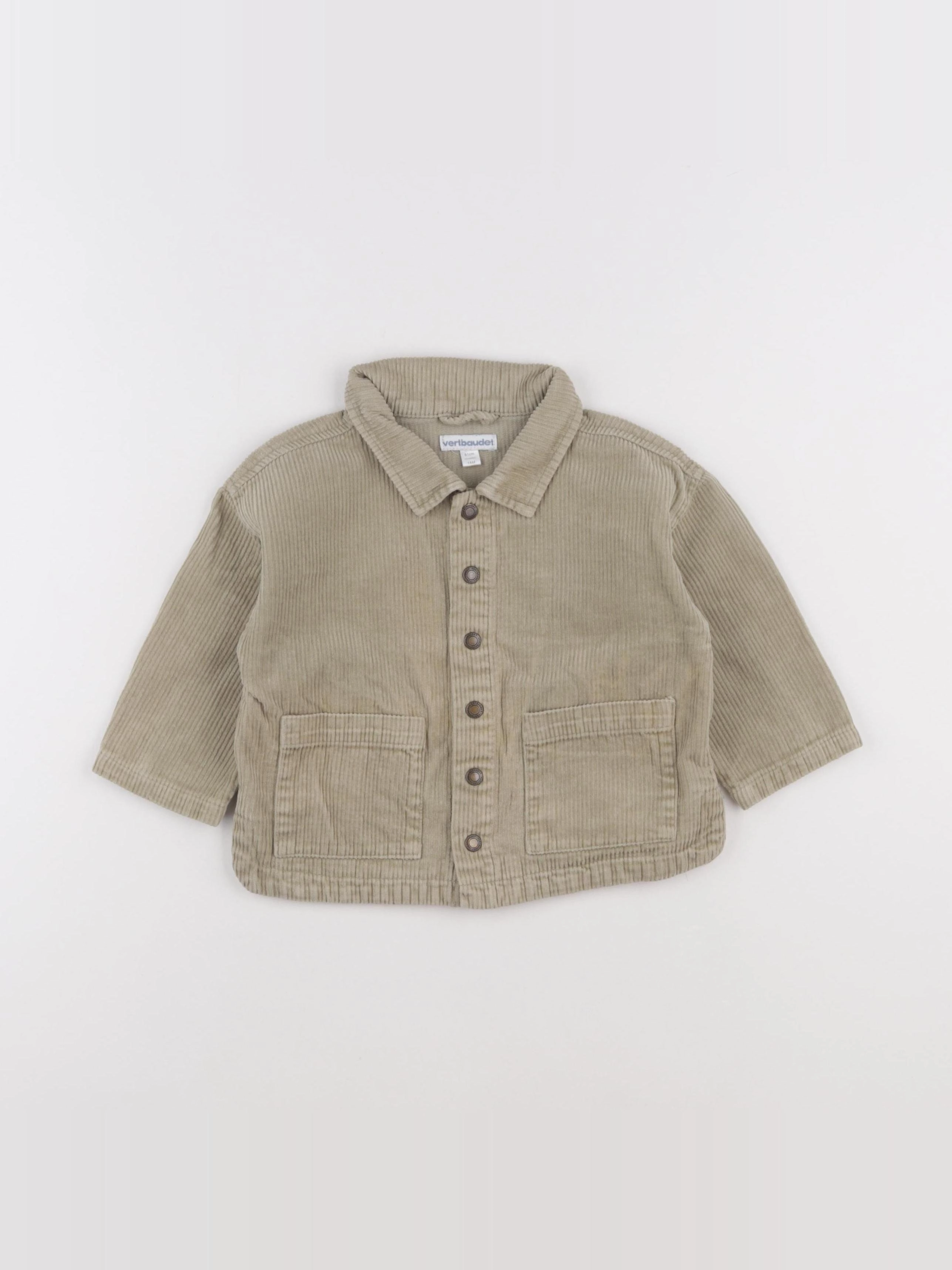 Vertbaudet - veste vert - 18 mois
