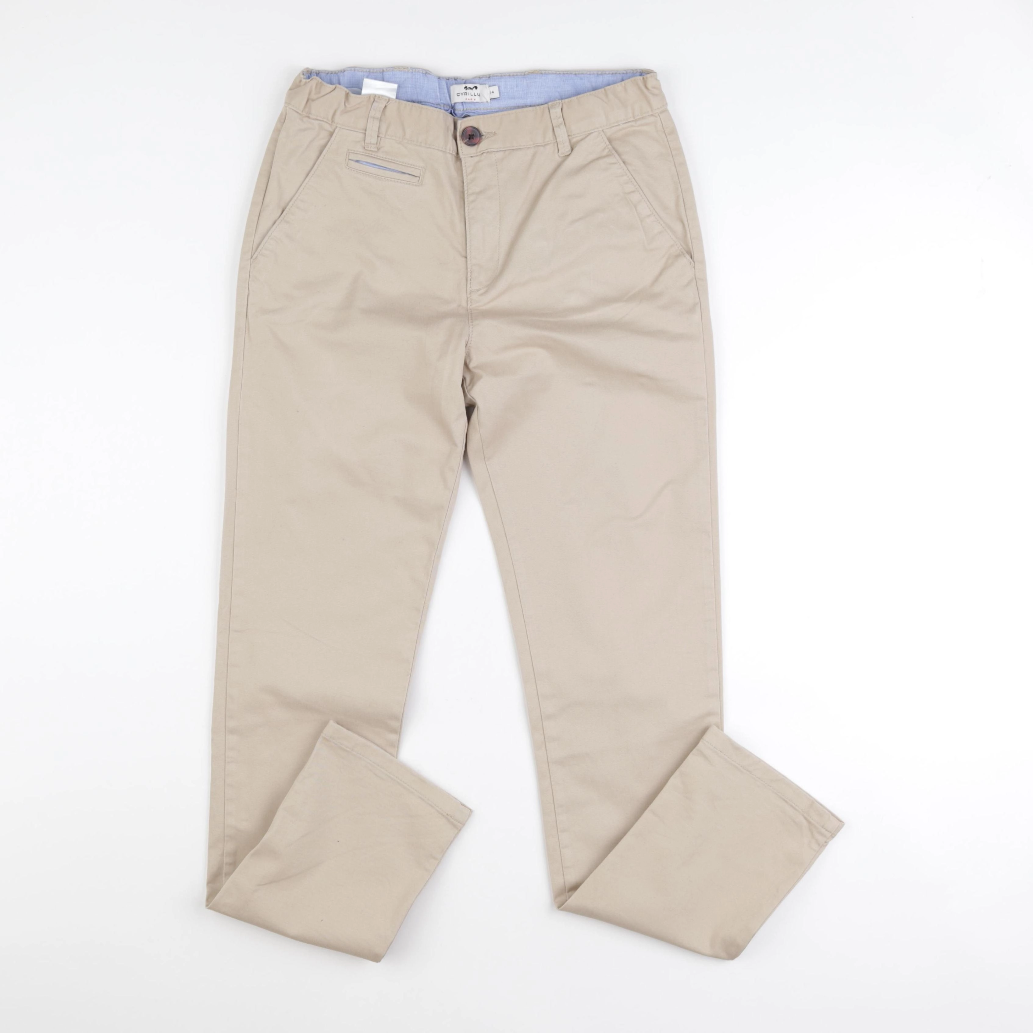 Cyrillus - pantalon beige - 14 ans