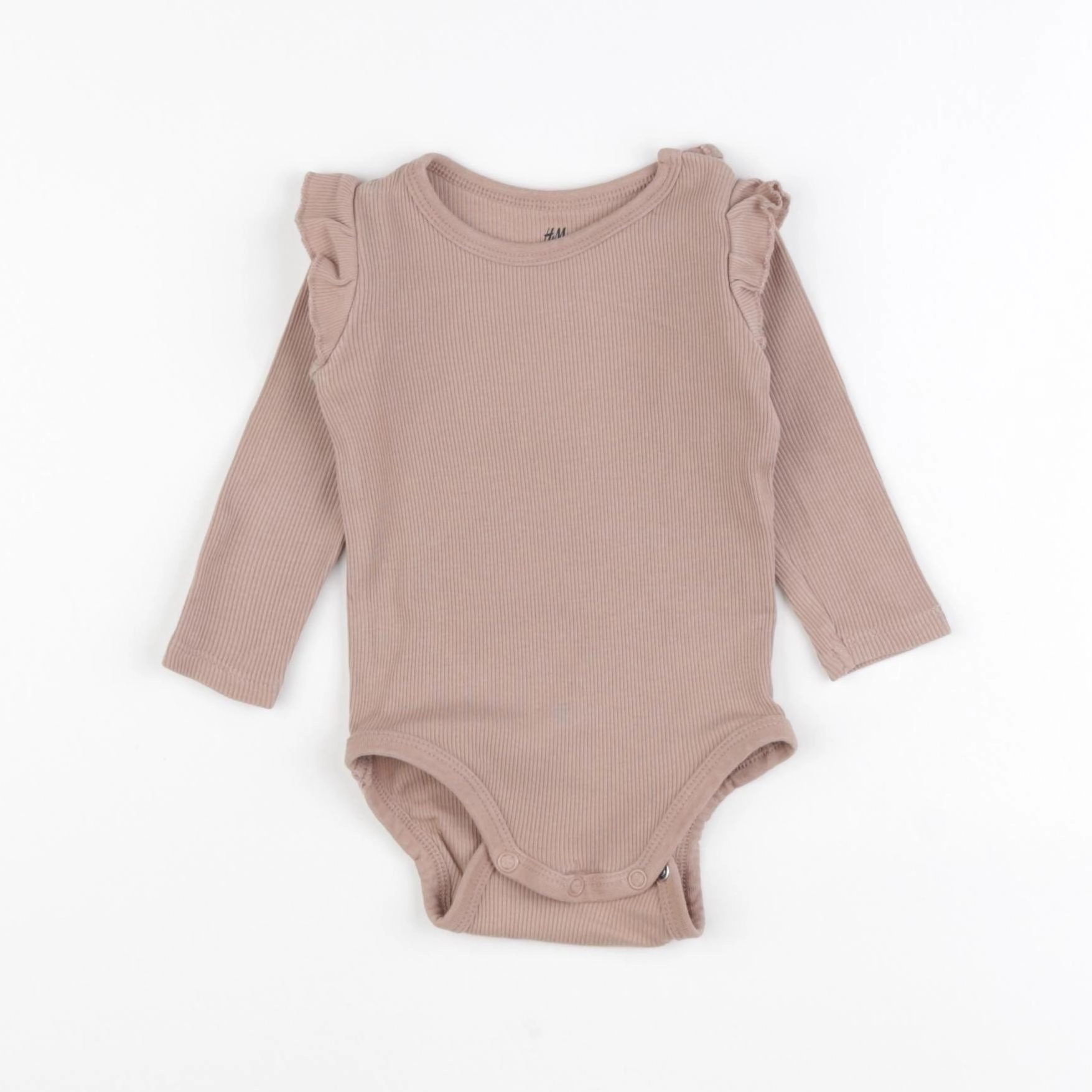 H&M - body marron - 1/3 mois