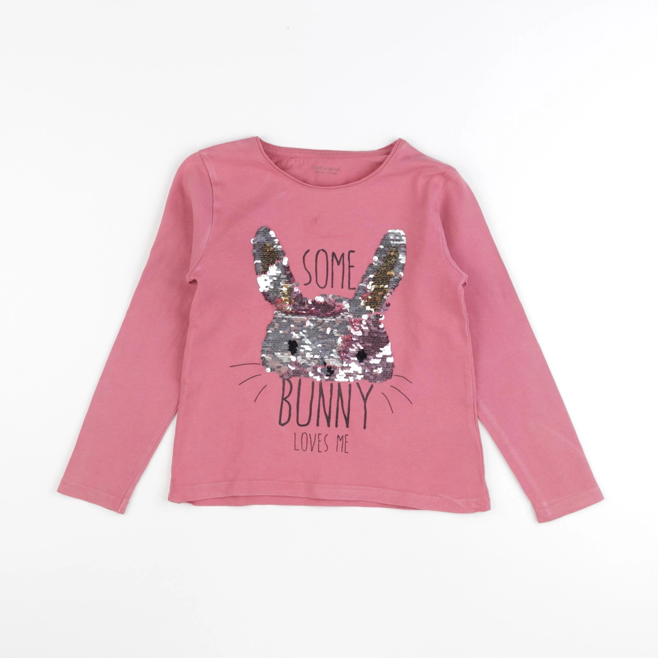 Vertbaudet - tee-shirt rose - 6 ans