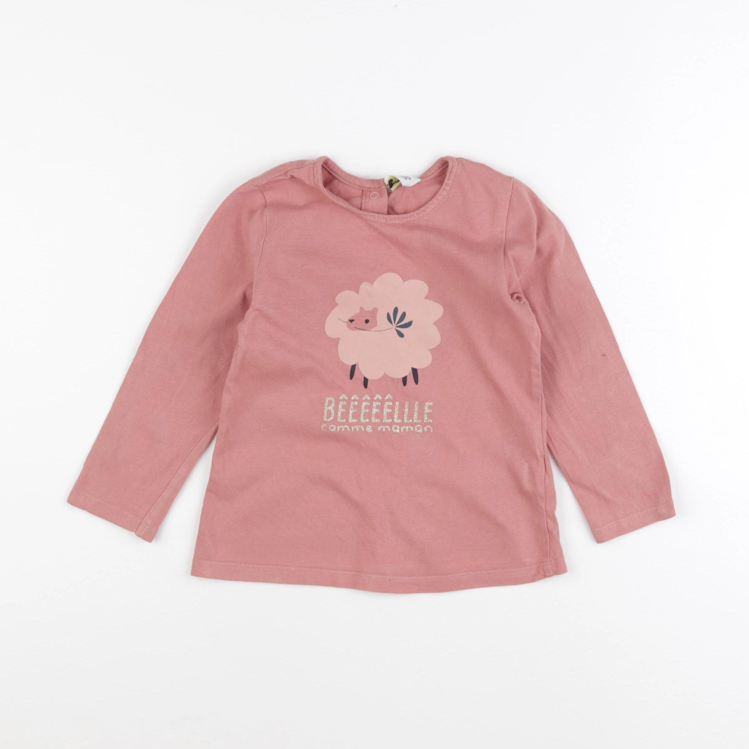 Tape à l'oeil - tee-shirt rose - 36 mois