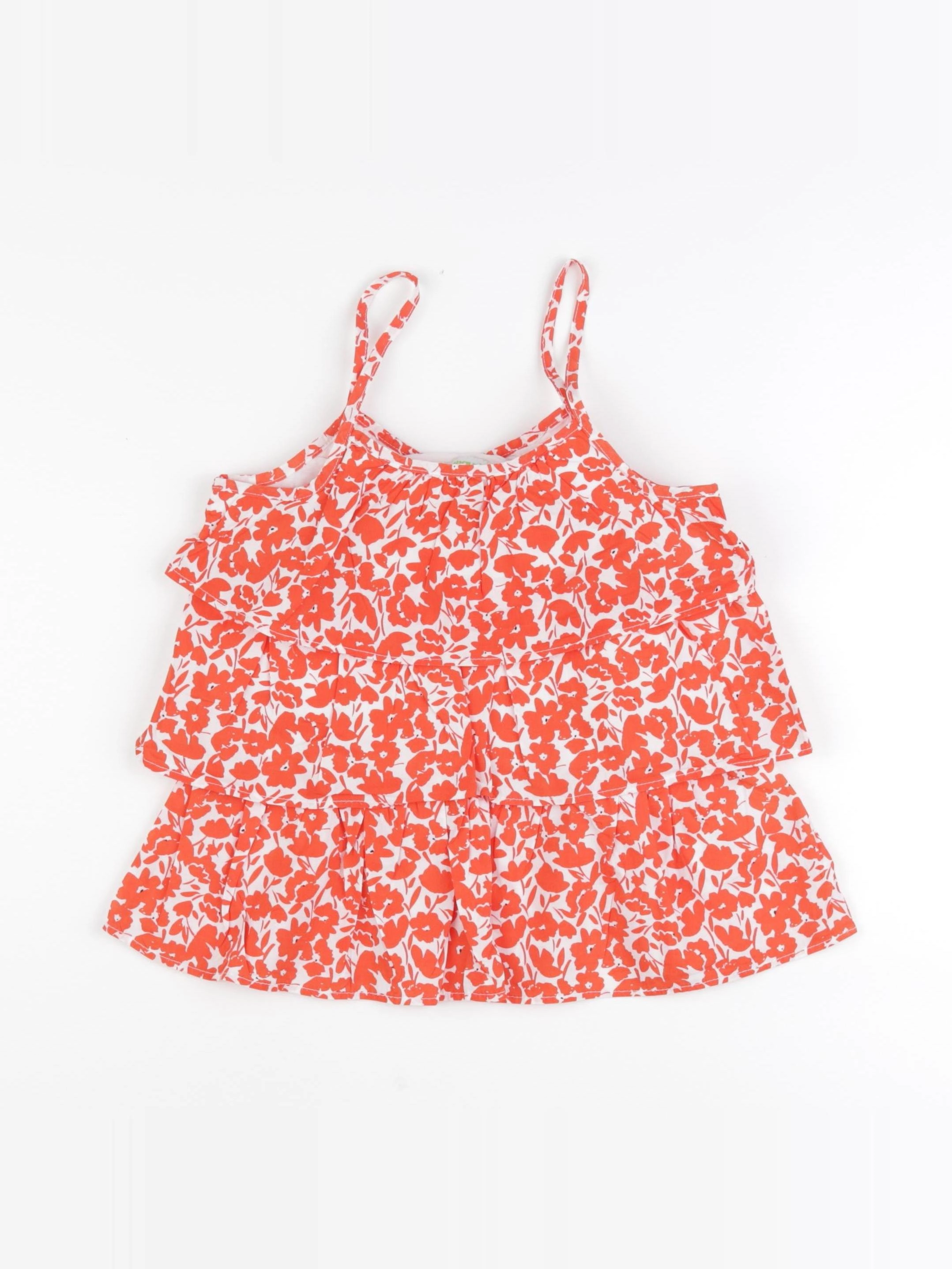 Vertbaudet - blouse rouge - 9 ans