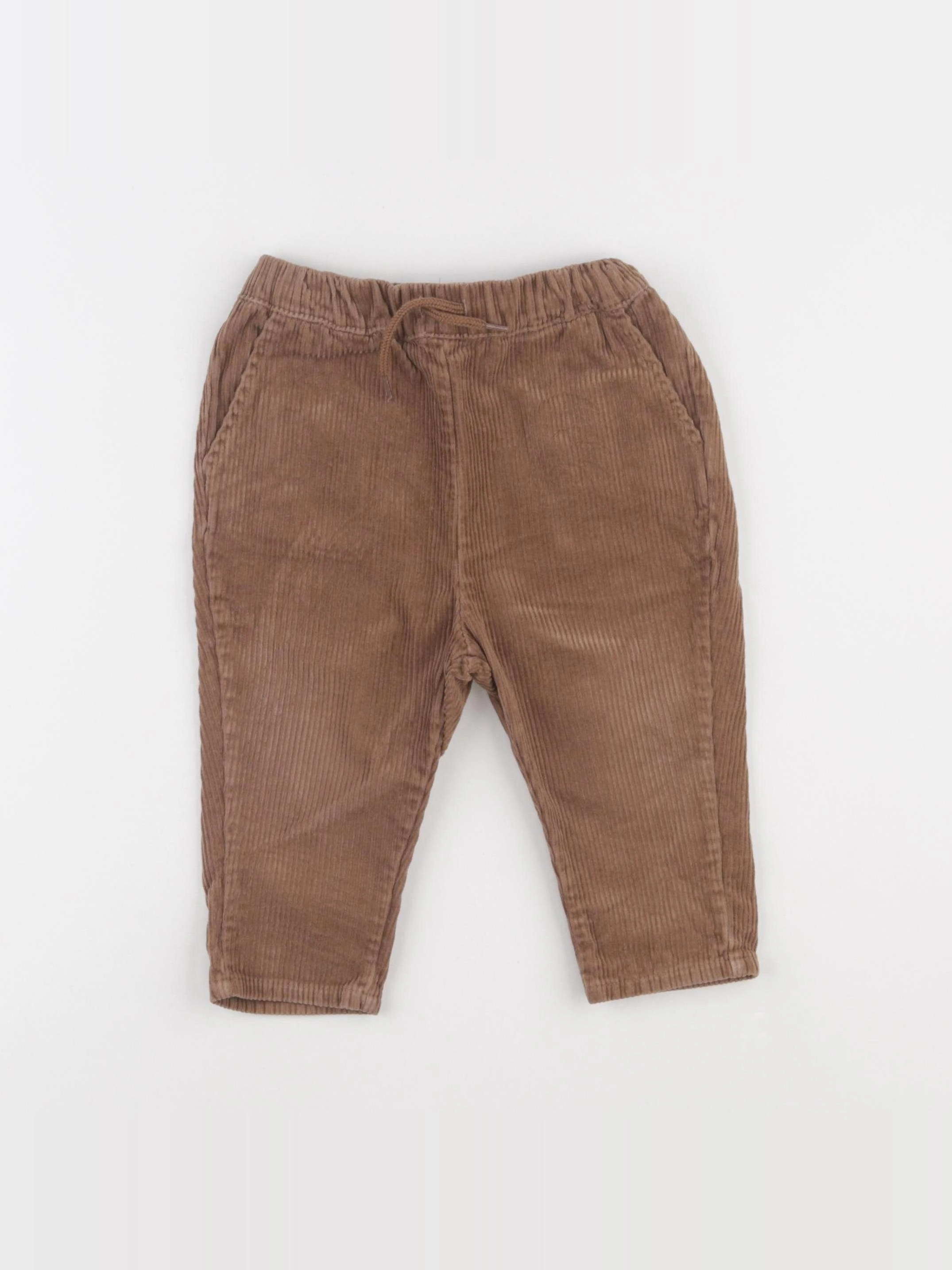 Vertbaudet - pantalon marron - 18 mois
