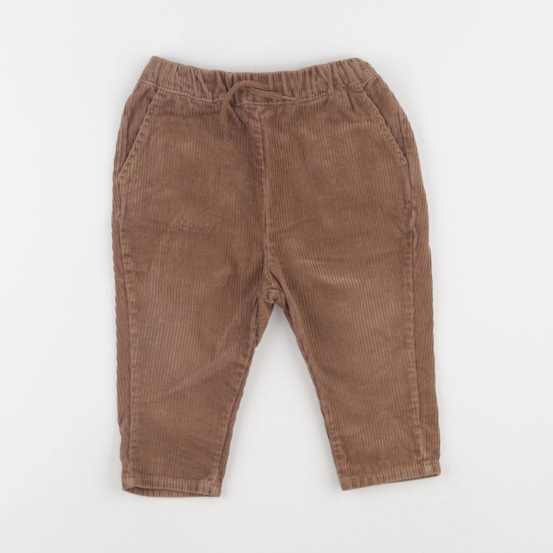 Vertbaudet - pantalon marron - 18 mois