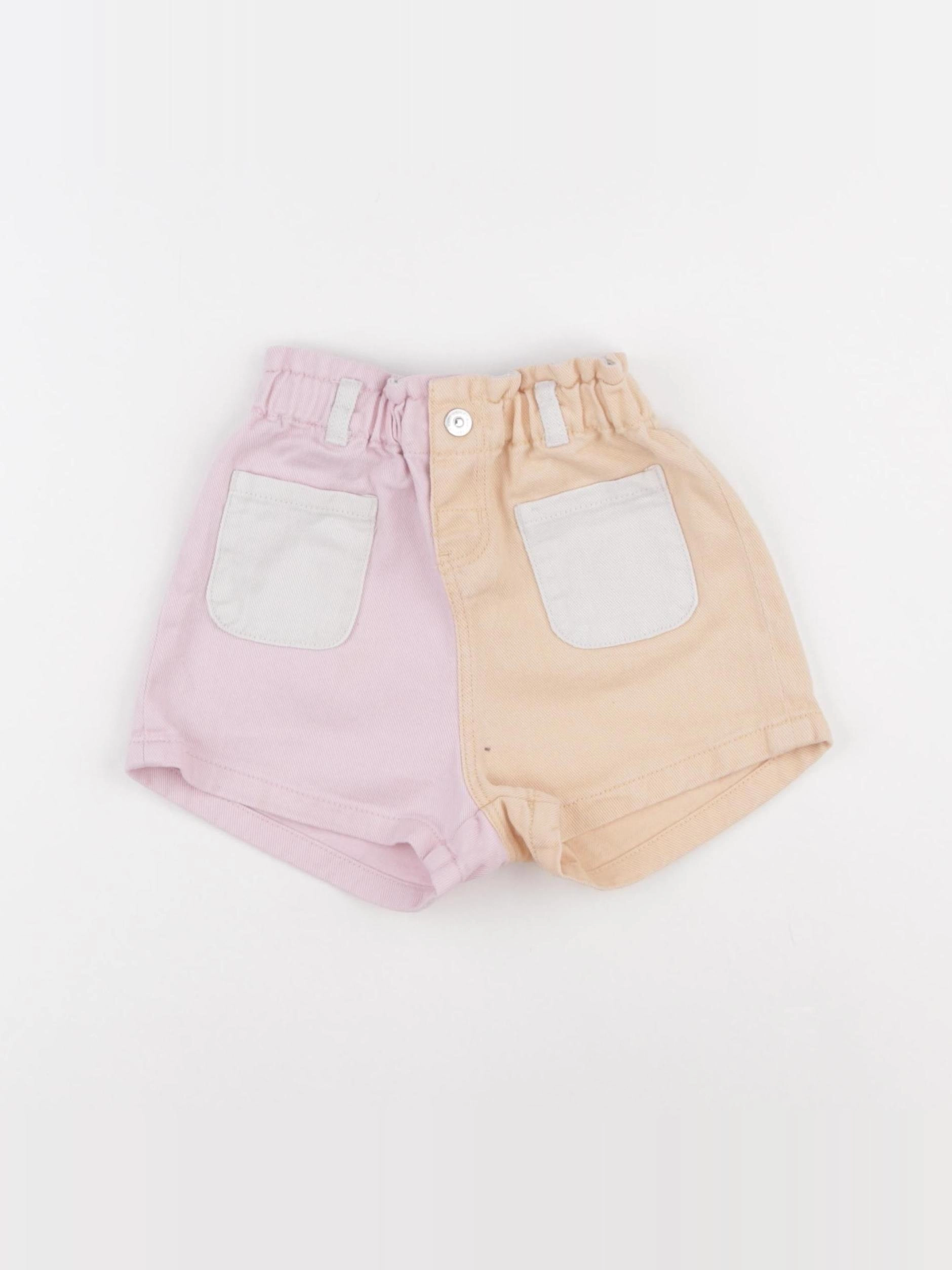 H&M - short rose - 18 mois
