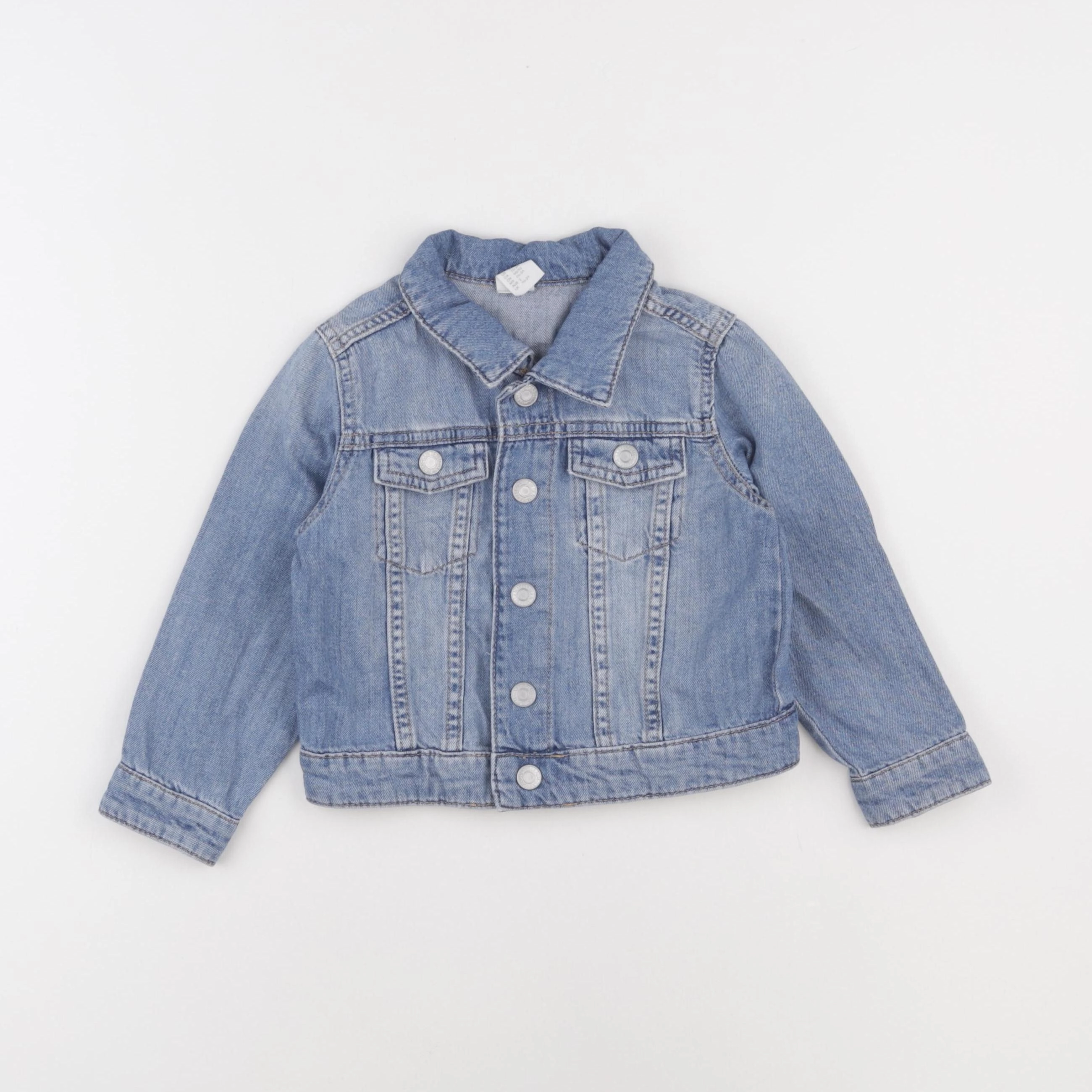H&M - veste bleu - 2 ans