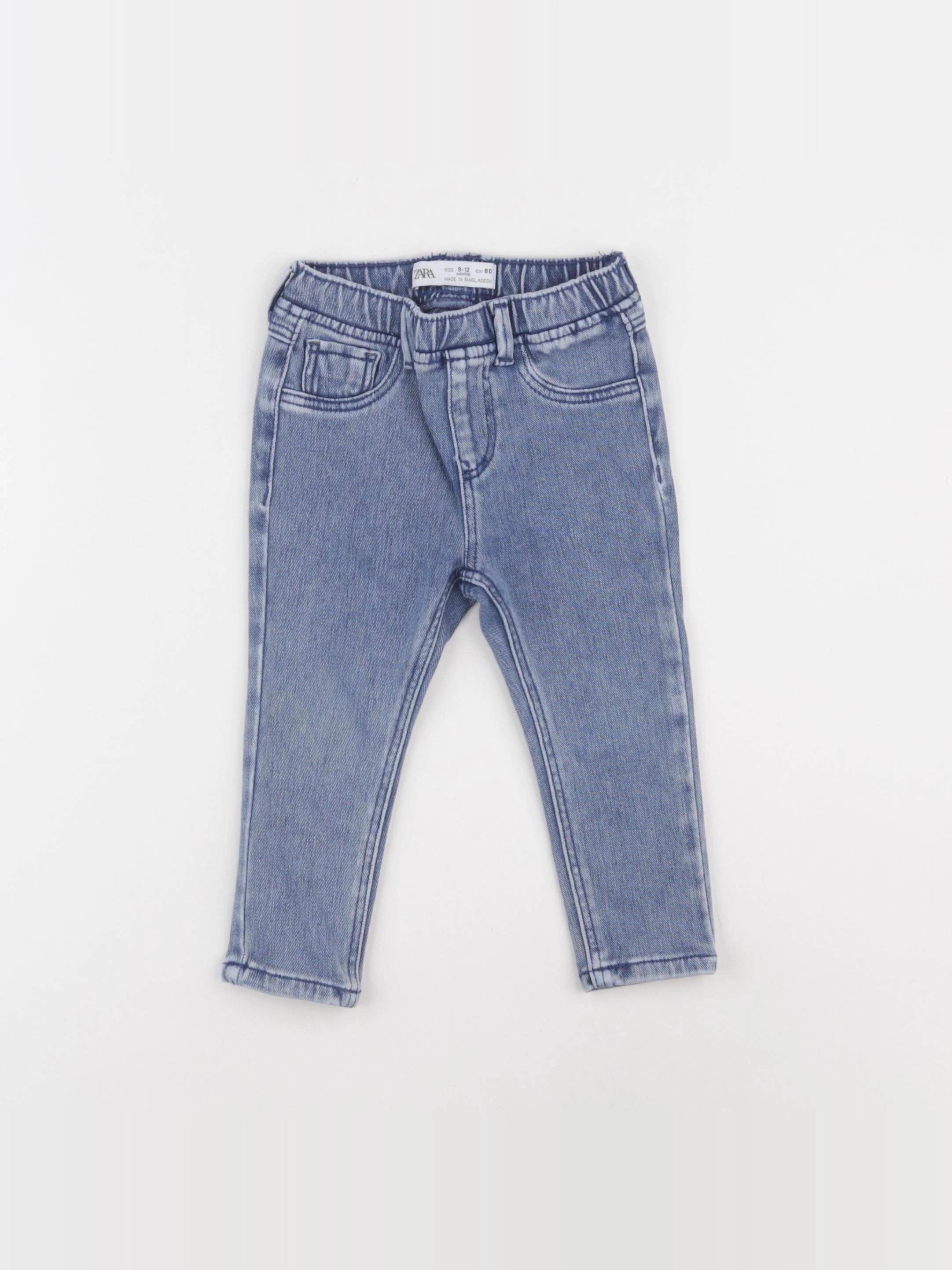 Zara - jean bleu - 9/12 mois
